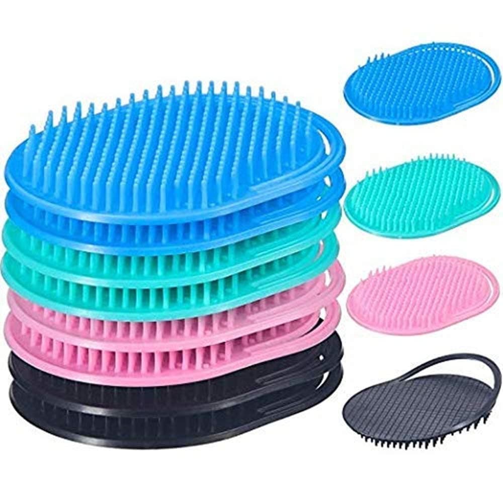 Myynti Hair Scalp Comb Dandruff Cleaning Brush Shampoo Brush Scalp Massager Shower Scalp Scrubber for Men and Women Multicolor 3 PCS