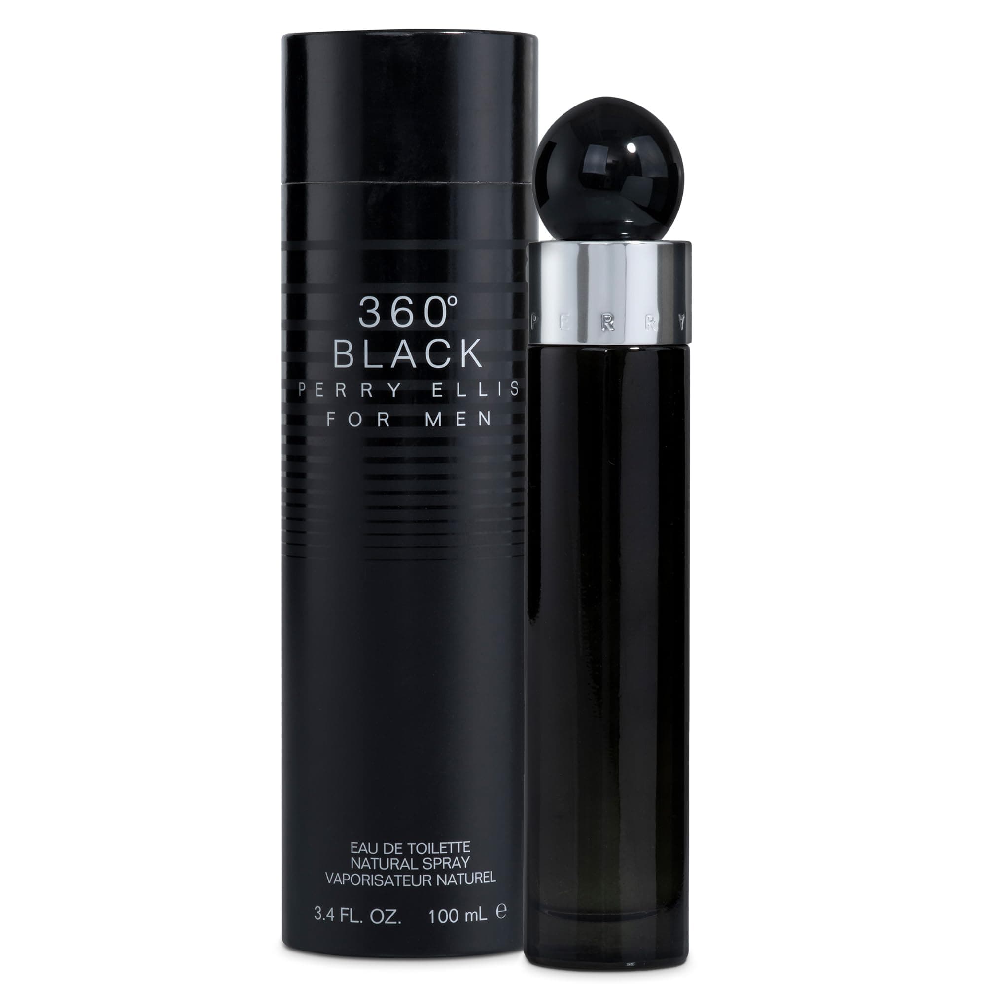 360 Black EDT Spray, 3.4 oz