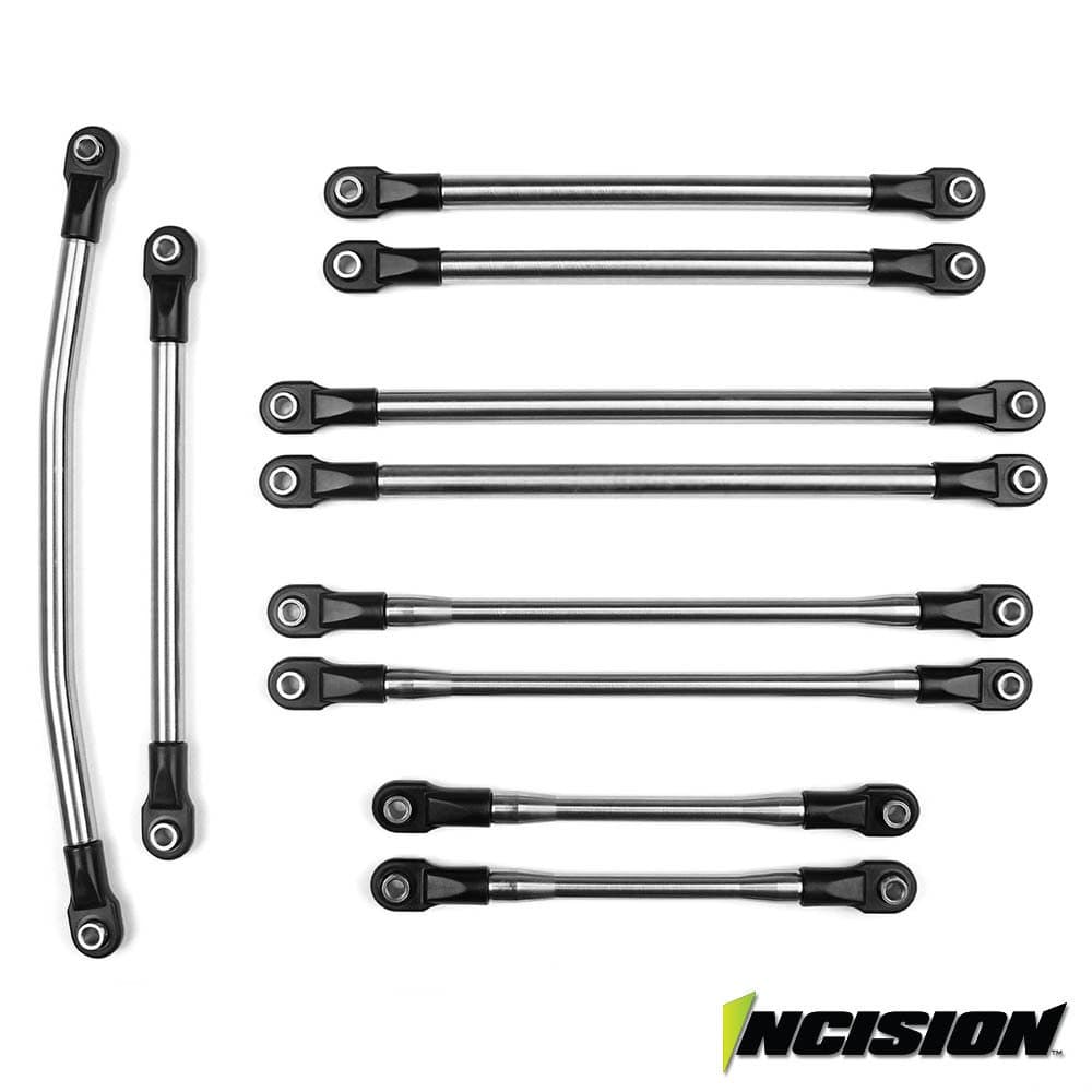 Vanquish Incision SCX10-II 1/4 Stainless Steel 10pc Link Kit IRC00070