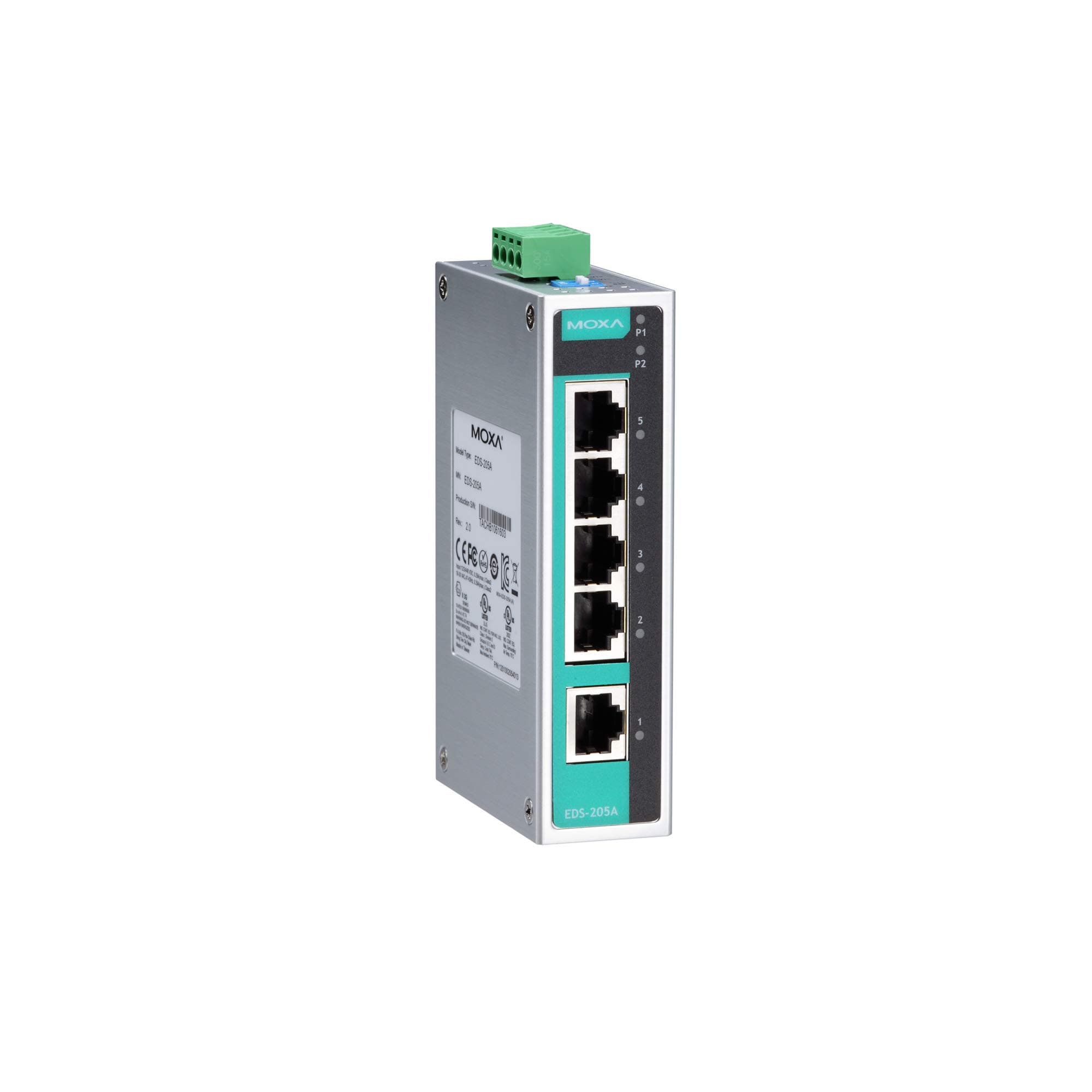 MOXA EDS-205A UNMANAGED ETHERNET SWITCHES