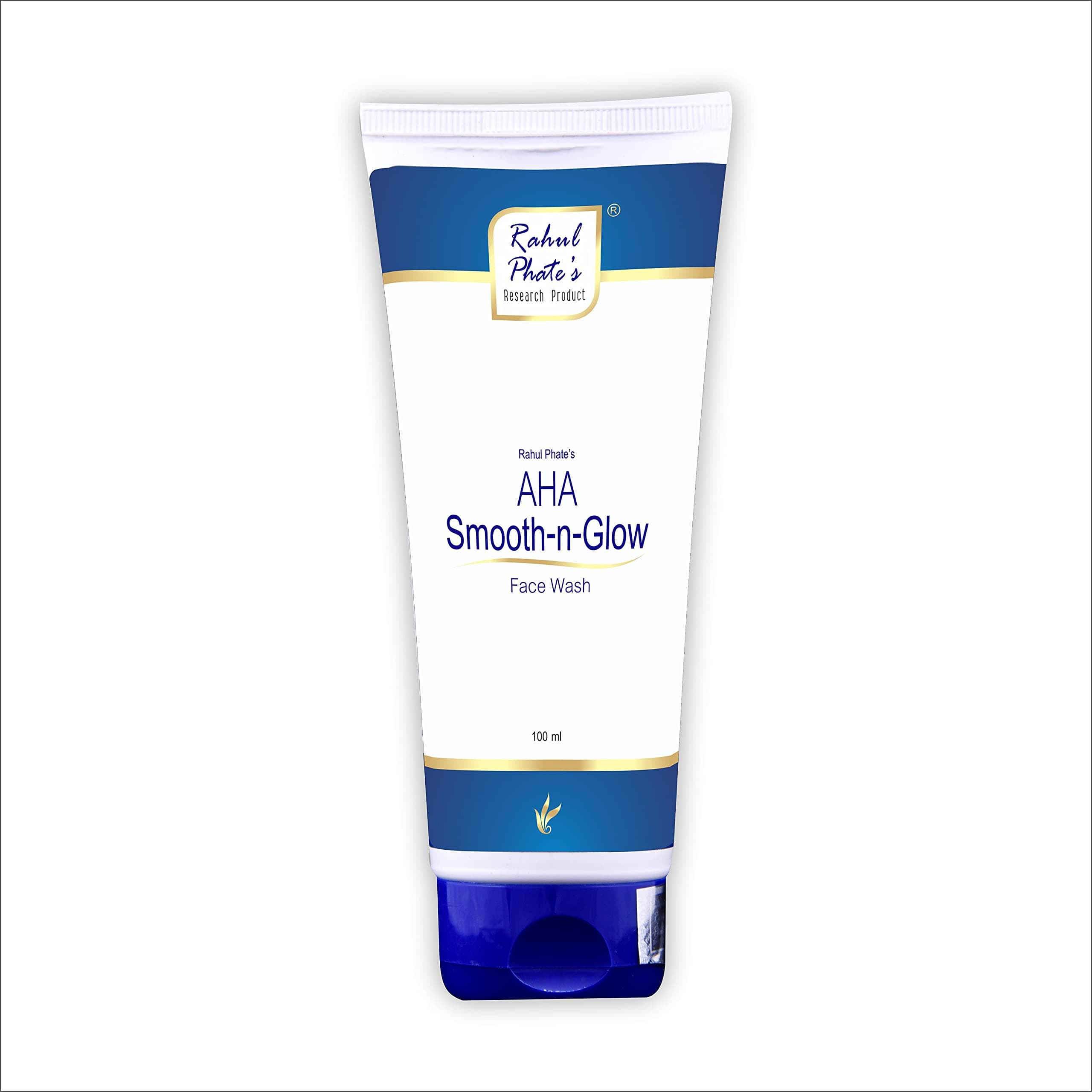 Rahul Phate's Research Products AHA Smooth-N-Glow Face Wash| For Women & Men 100ml