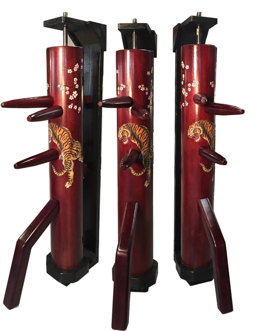 Wing Chun Dummy 12th Year Anniversary Tiger Edition Recoil Reaction Stand