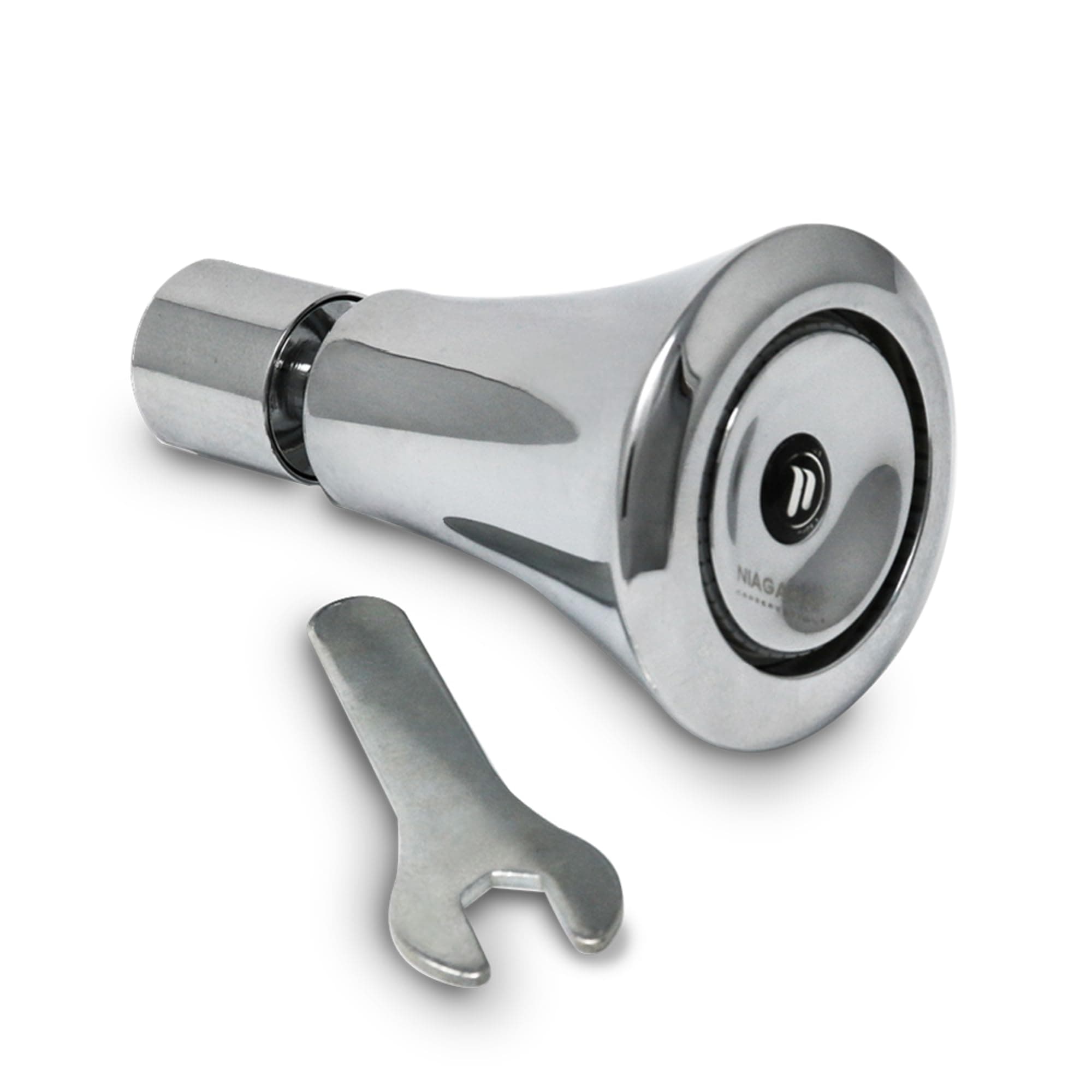 Niagara Conservation N2150-TP Luxury Spa 1-Spray with 1.5 GPM 2.35-in. Wall Mount Adjustable Fixed Shower Head in Chrome, 1-Pack | Bathroom Shower Head Sprayer with Pressure Compensation