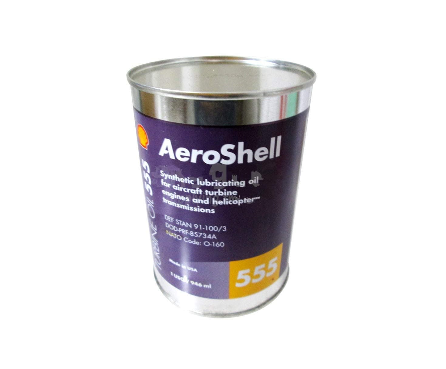 AeroShell Turbine Oil 555 Synthetic Turbine Engine Oil - Quart Can