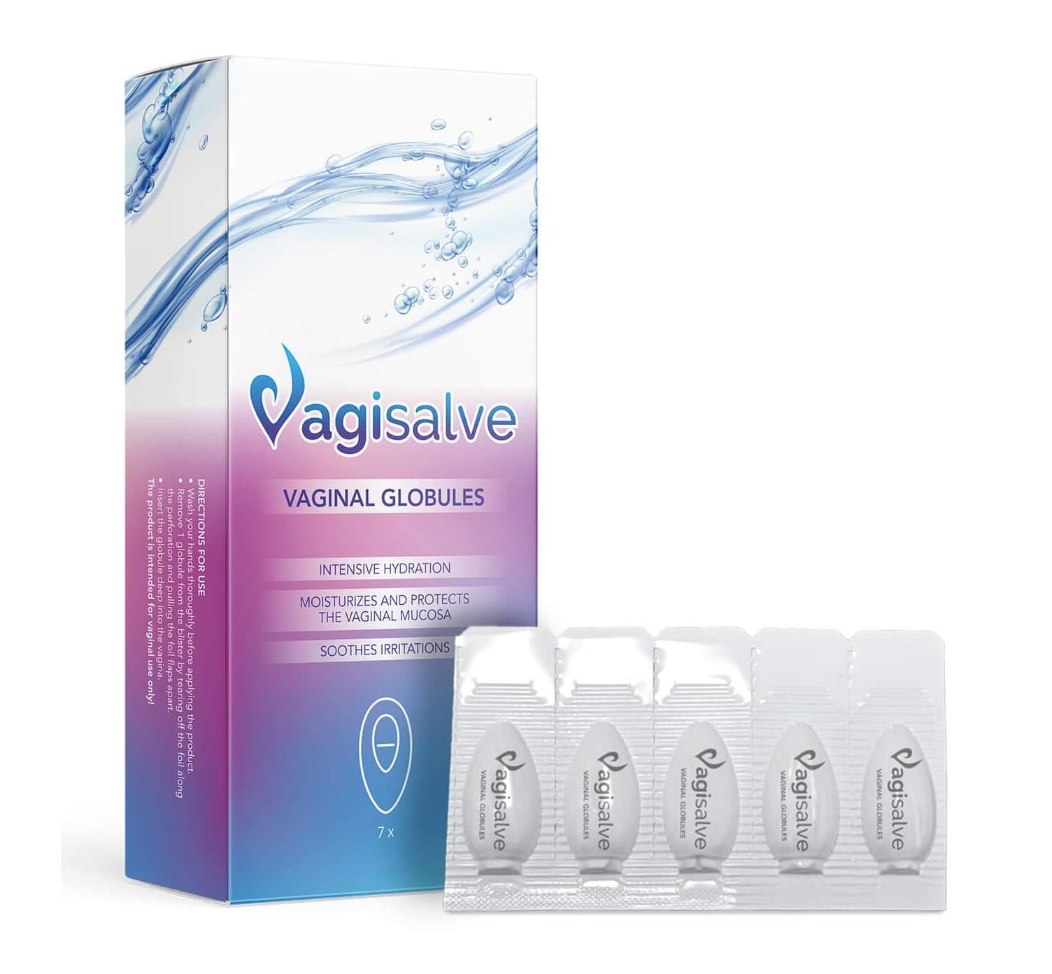Vaginal Globules | Vaginal Moisturiser | Fast, Long-Lasting Relief from Vaginal Dryness and Discomfort | Soothes Irritations | 7 Easy to Use Globules