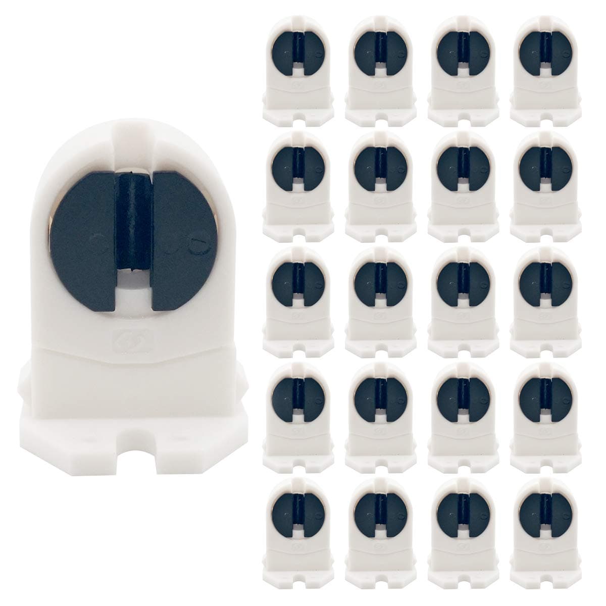 T5 Lamp Holder Lamp Socket Tube Accessory AC 100-250V For Aging Test 20pcs