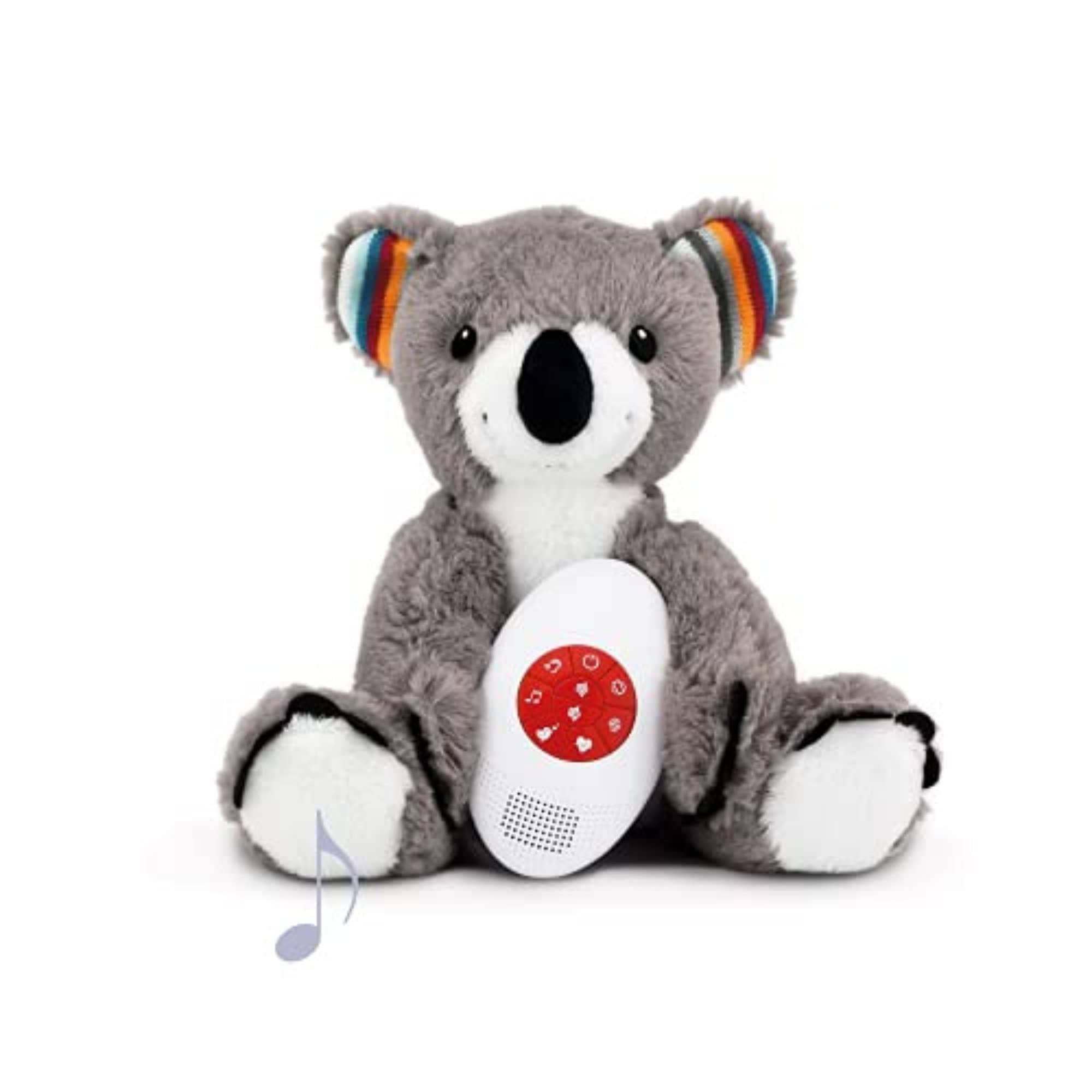 ZAZUCoco The Koala - Musical Soft Toy with Heartbeat Sound | Soothing Sounds for Easy Baby Settling | Auto-Off | Shake & Cry Sensor | Washable