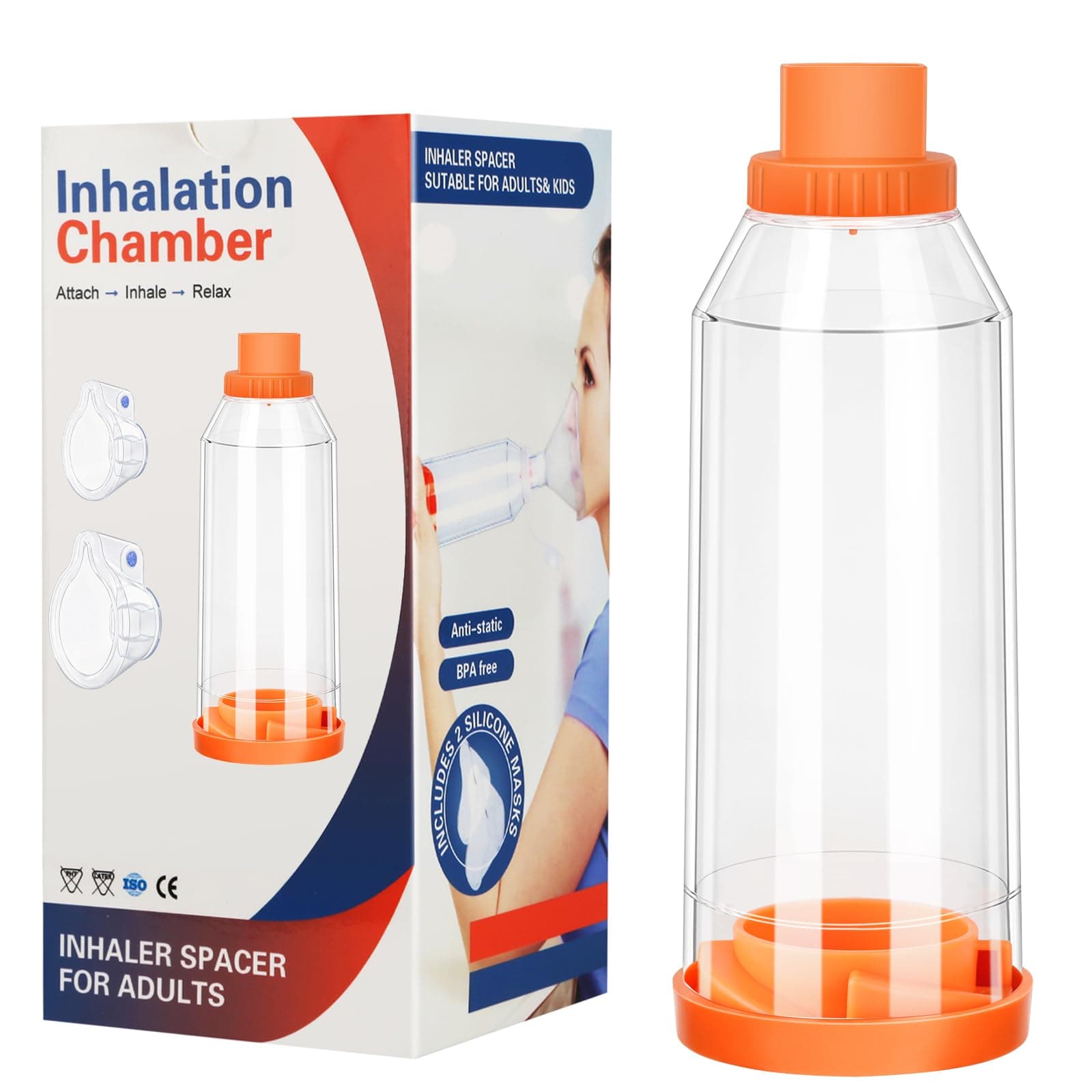 MTYLUIG Handheld Spacer for Adult and Kids Spacer OTC