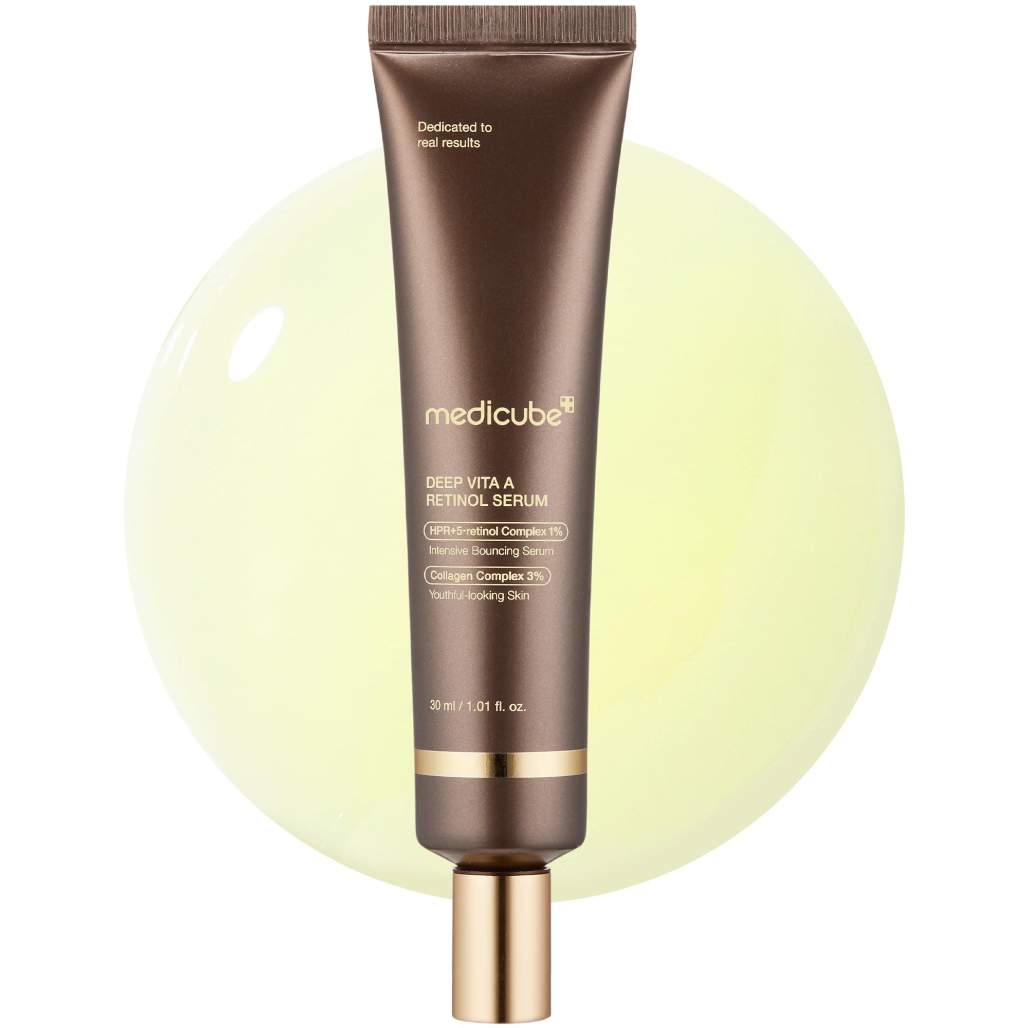 Deep Reviving Bakuchiol Retinol Facial Serum - Anti-Aging 4th Gen Retinol & Bakuchiol - Targets Fine Lines, Uneven Skin Tone, Blemish Scars - Korean Skin Care, Low Irritant, 1.01 oz