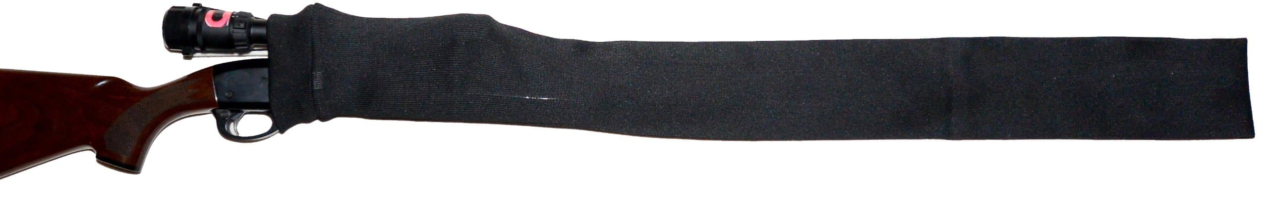 GunSoc - VCI Rust Inhibitor Impregnated 52 Inch Gun Sock - Black - Rifle and Shotgun Storage - Vapor Control Inhibitor - Protection for Firearms - Gun Socks (VCIGS52BLA)