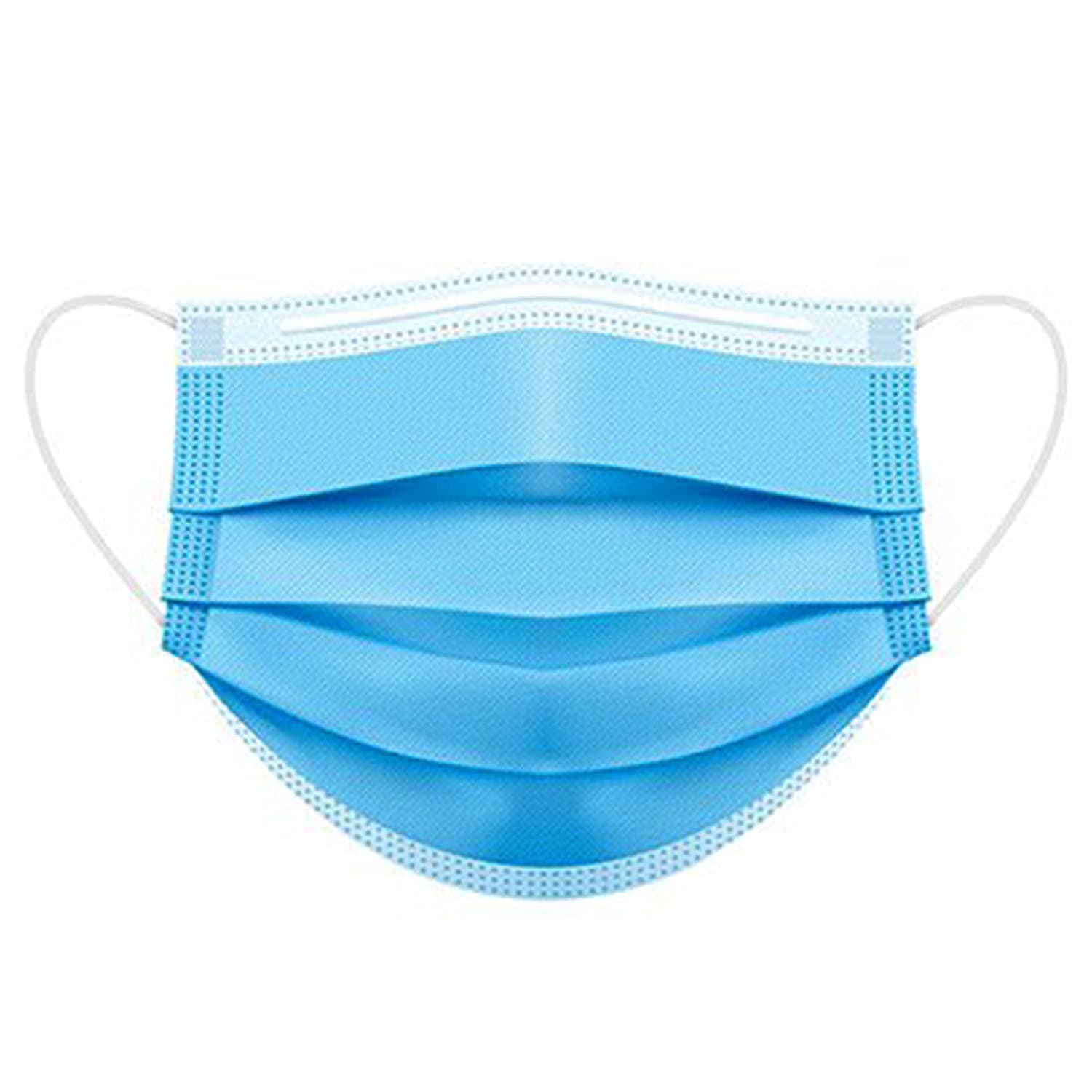 GreatDio RSM 3-Ply Meltblown Disposable Surgical Face Mask With Nosepin (Pack of 25, purple)