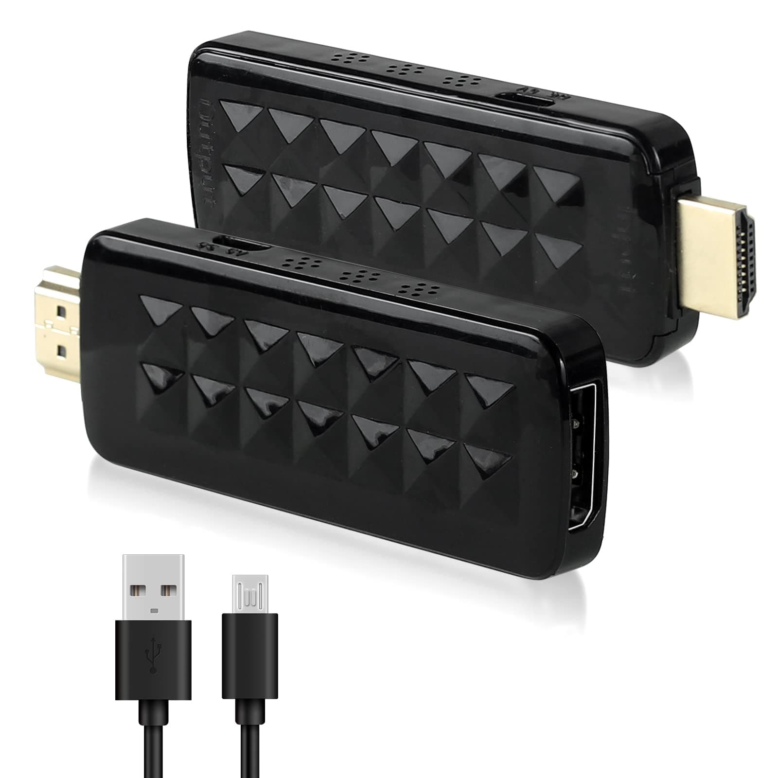 FERRISA HDMI to DisplayPort Adapter 4K@60Hz HDMI 2.0 to DP 1.4 Converter with USB Power, Display Port Adapter (Male to Female) Compatible with Laptop,AMD,NVIDIA,PS5,Xbox and More