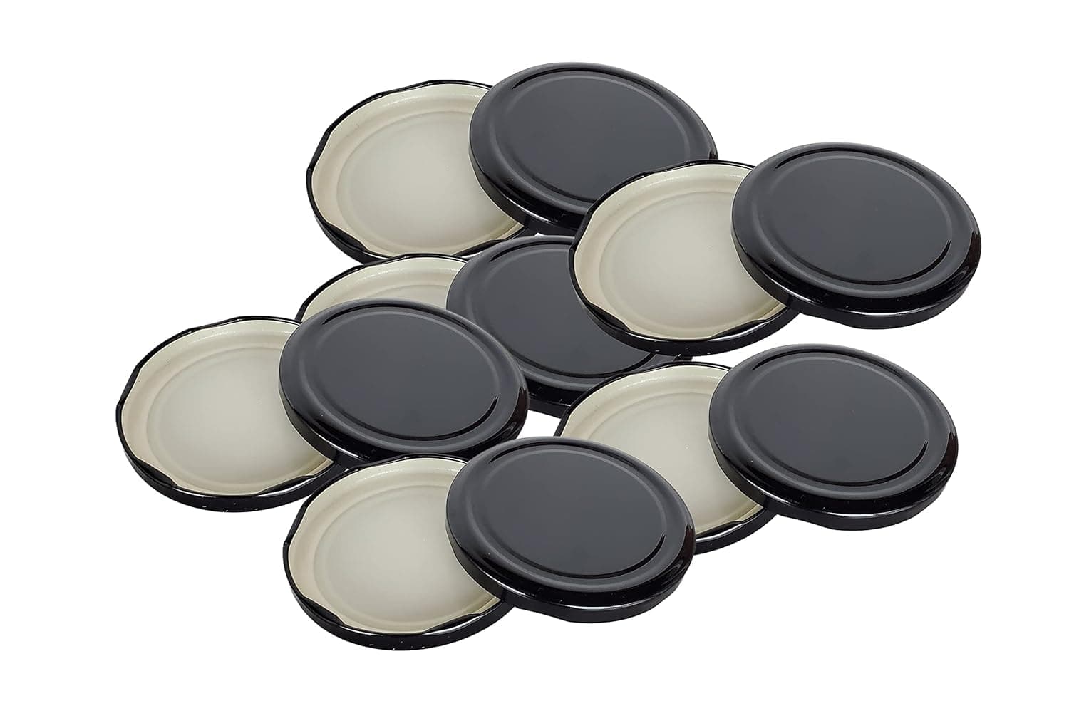 Pure Source India Metal Lug Cap Lid for Glass jar and Milk Bottles, Rust Free...