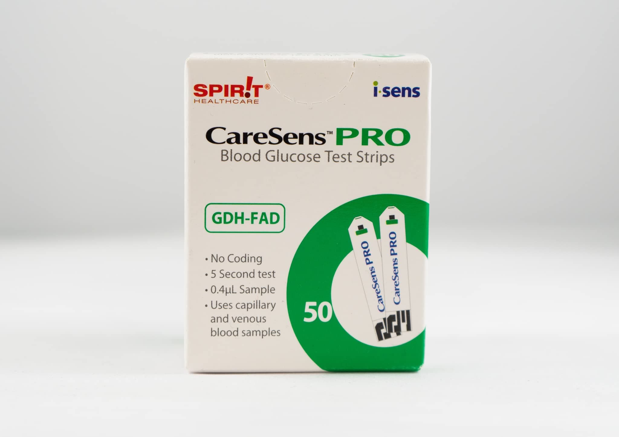 Blood Glucose Test Strips for CareSens Dual Ketone and Blood Glucose Testing Monitor