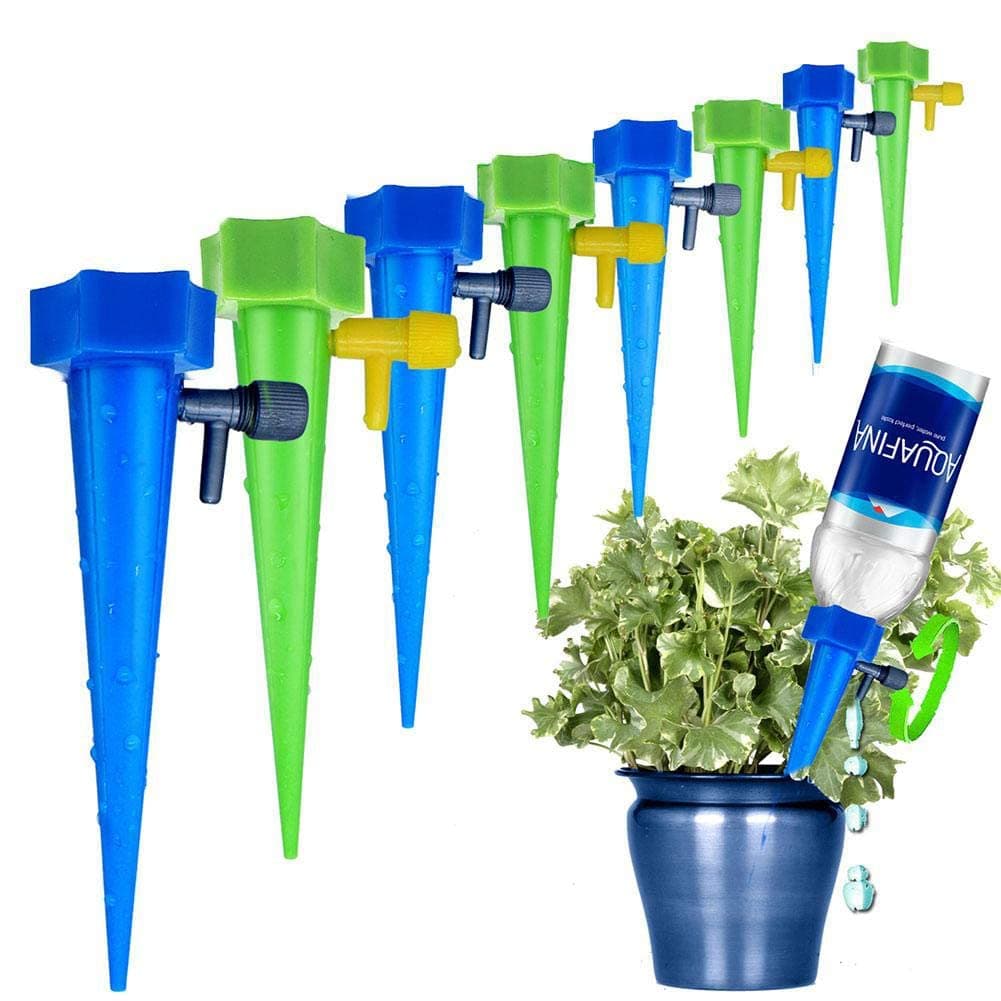 Self Plant Watering Spikes 12 Pack Auto Drippers Irrigation Devices Vacation Automatic Plants awwsss