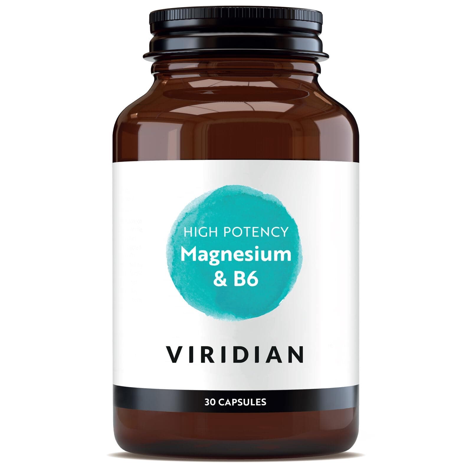Viridian - High Potency Magnesium & B6 – 30 Vegan Capsules | Synergistic Magnesium and Vitamin B6 Formula | Supports Normal Energy, Muscle Function & Nervous System | 100% Active Ingredients