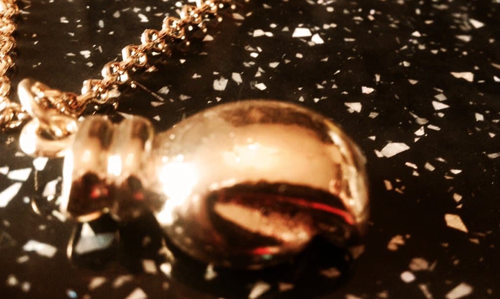 Scene On Film Rocky Boxing Glove Pendant Necklace