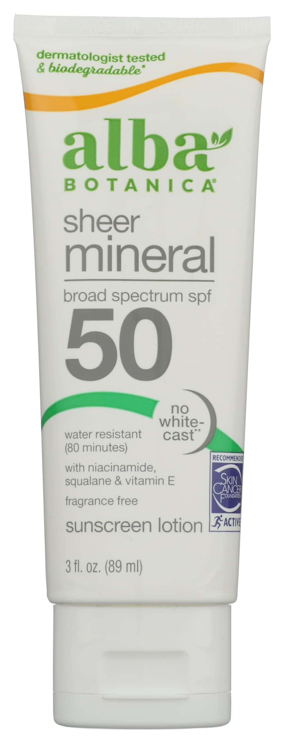 Mineral Sunscreen Lotion SPF 50, Broad Spectrum, Fragrance Free, 3 Fl Oz (Packaging May Vary)