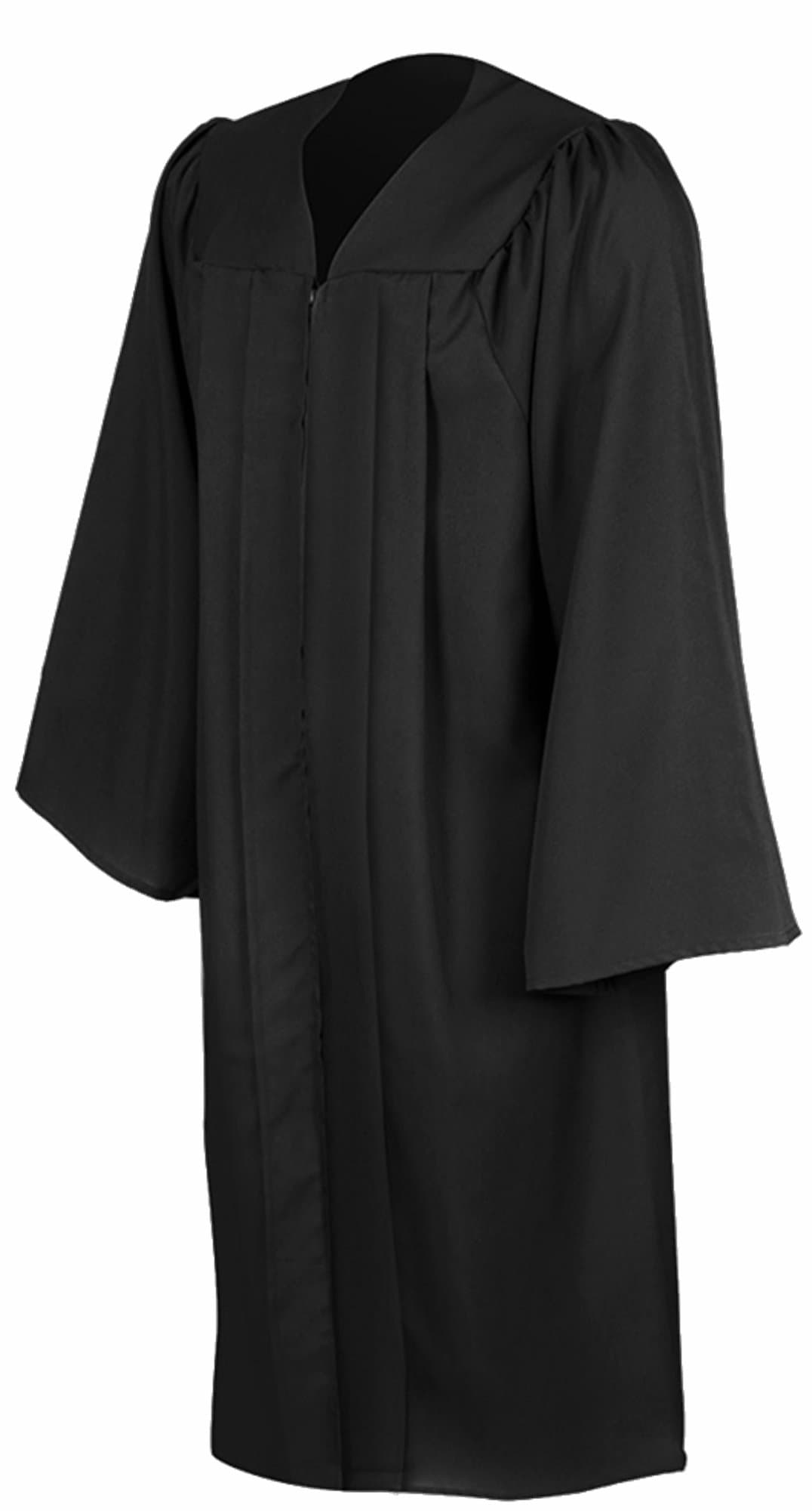 LeishungaoAdult Black Choir Robe Matte Finish for Choir Clergy ReligiousWearing