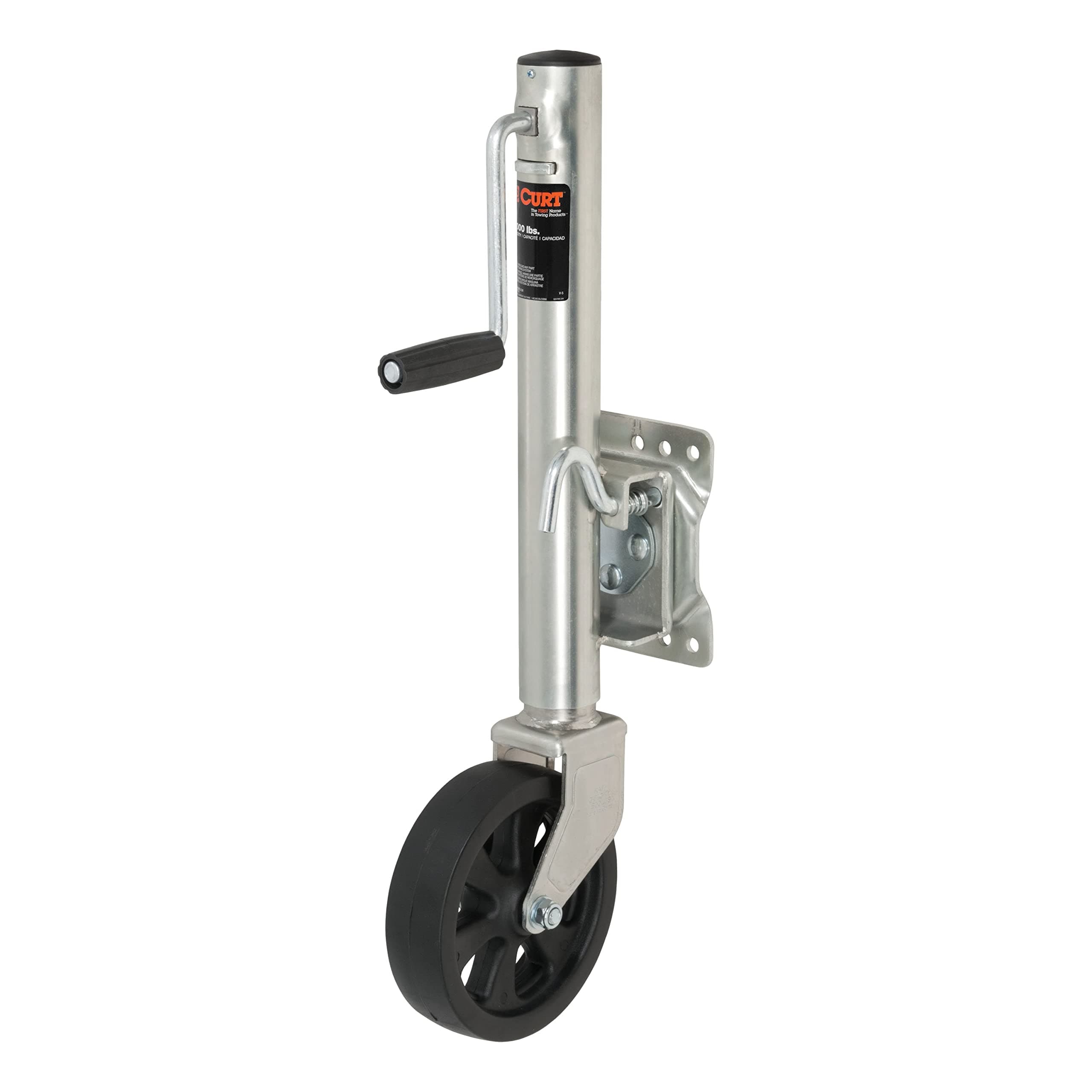 28115 Marine Boat Trailer Jack with 8-Inch Wheel, 1,500 lbs., 11 Inches Vertical Travel