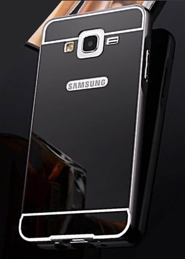 Sheerworth Samsung Galaxy E7 Case, Luxury Metal Bumper + Acrylic Mirror Back Cover Case For Samsung Galaxy E7 (Rose Gold)