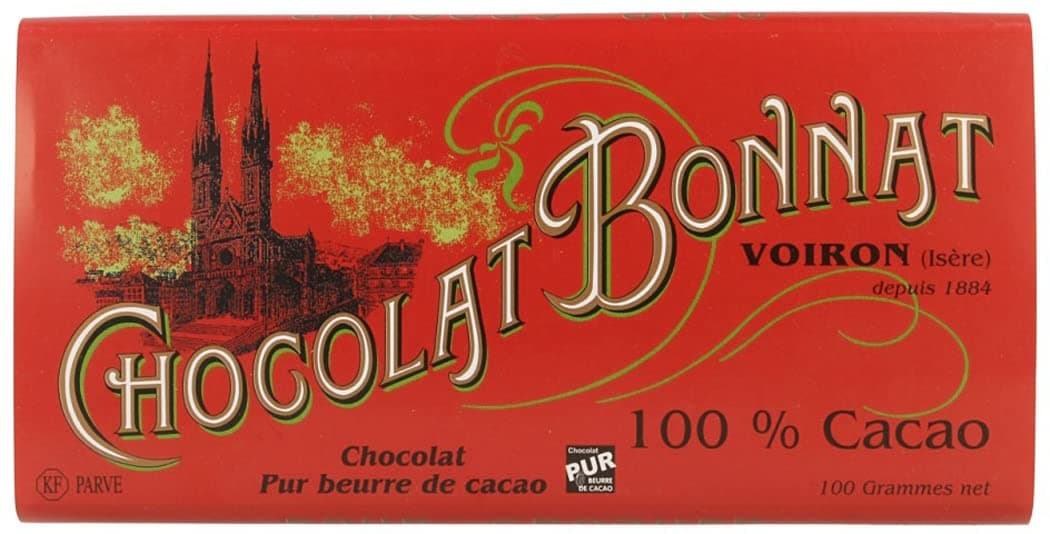 Bonnat, 100% Dark Chocolate bar