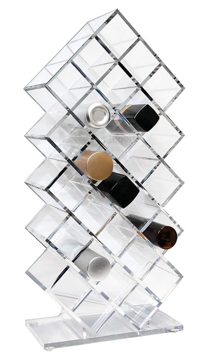 Cosmetic Clear Make Up Organiser Acrylic Stand 28 Holders for Lipstick Lip gloss Nail Polish Storage Palette CY001