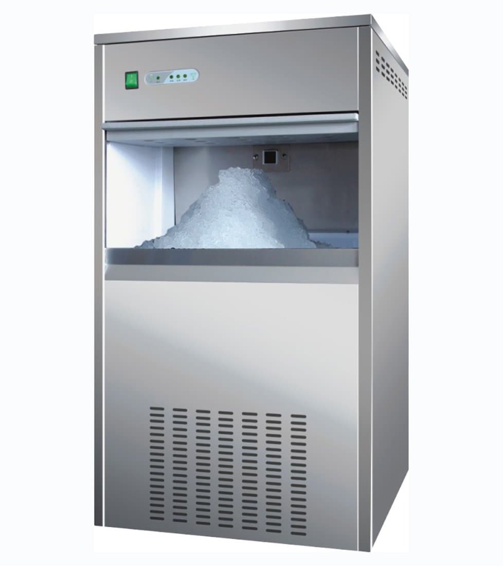 Commercial Snow Flake Ice Maker Making Machine 150KG/24h 40KG Storage Capacity.