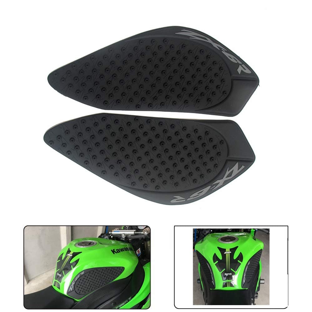 Motorcycle Gas Tank Pad Traction Side Pads Gas Fuel Knee Grip Decal Protector For Kawasaki Ninja ZX6R 2009-2015