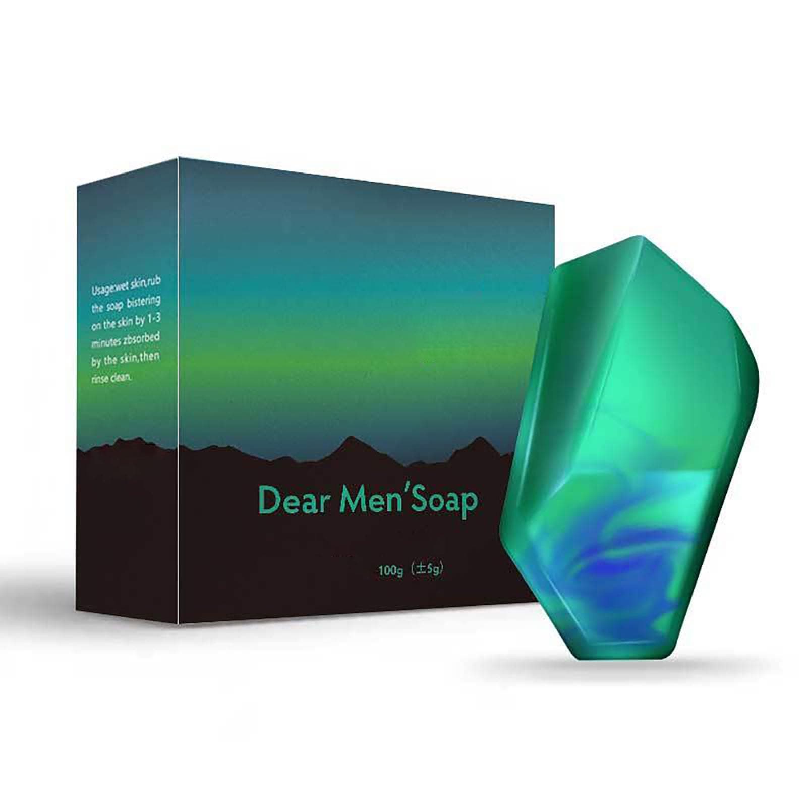 Cologne Aurora Soap, Natural Mens Bar, Handmade Soap Bar For Face & Body Dark Spot Remover, Moisturising & Acne Removal, Multi-purpose for Hand Wash, Brighten and Smooth Skin