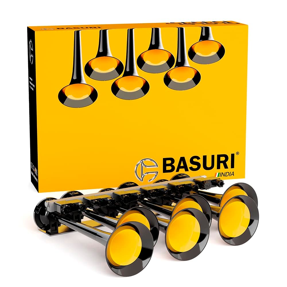 Air Horn 31 Sounds for Bus, Truck and Heavy Duty Vehicles Only (Black Edition)