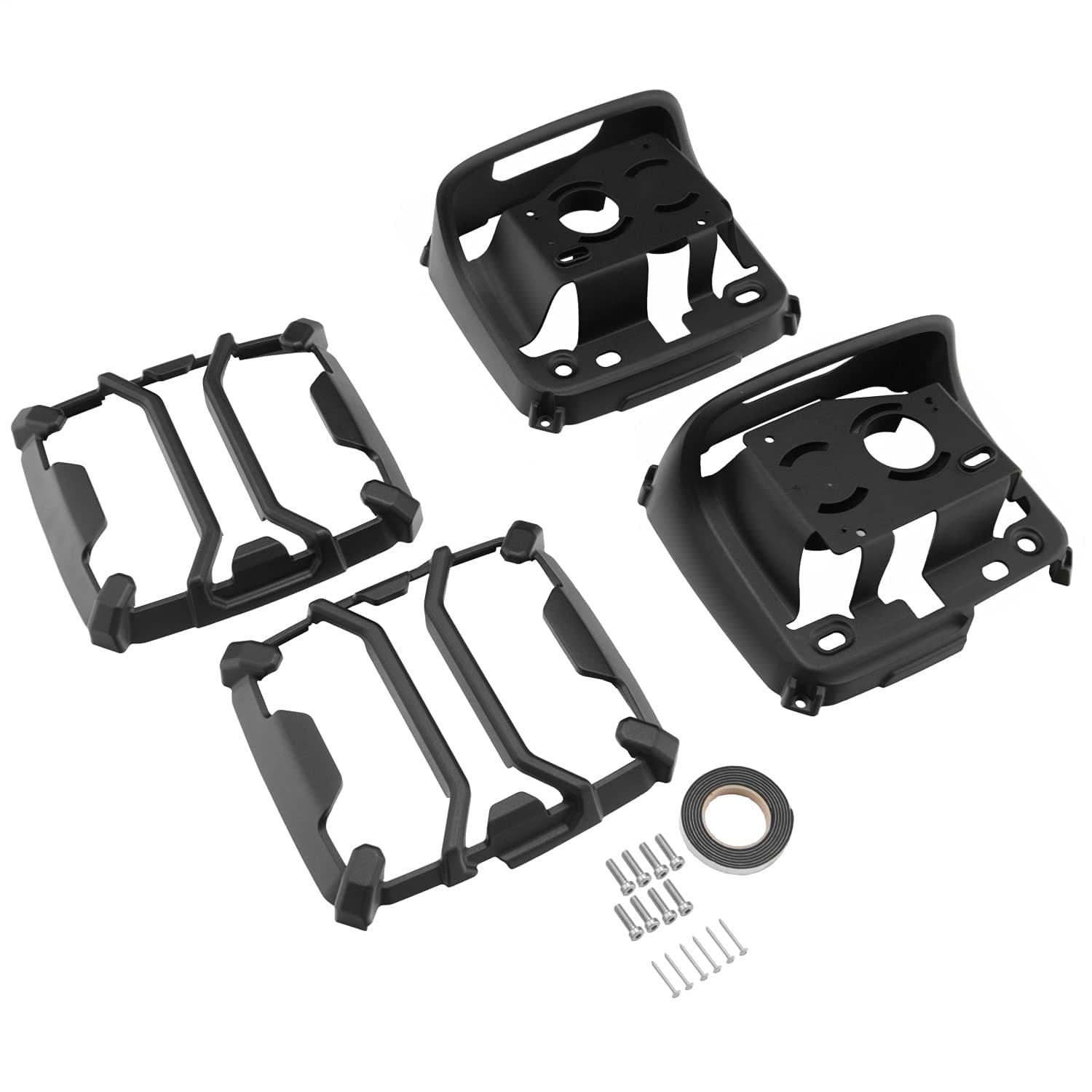 Rugged Ridge Conventional Light Elite Tail Light Guard for Jeep Wrangler JL/JLU | Satin Black | 11226.13 | Fits 2018-2025 Jeep Wrangler JL/JLU