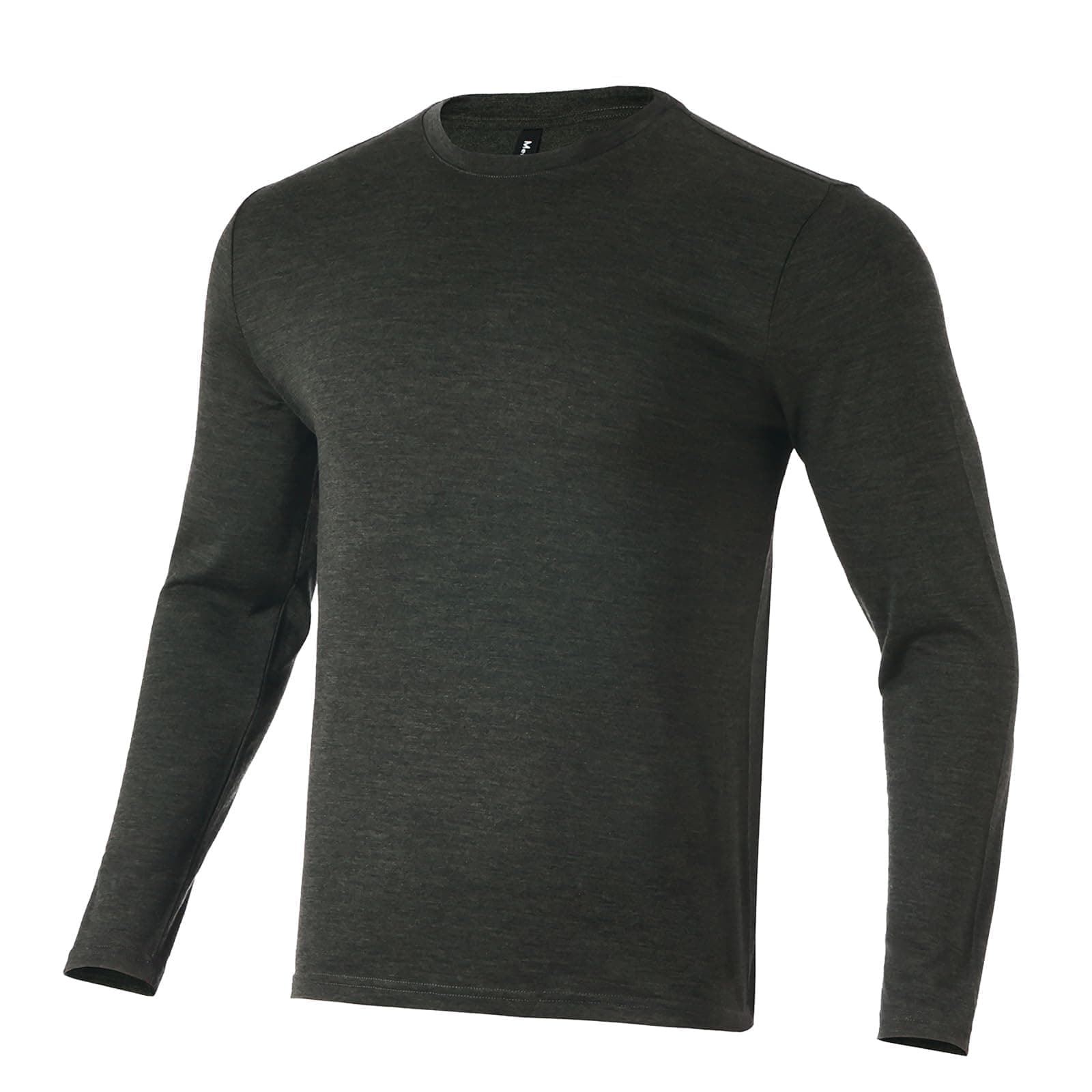 Merino Protect 100% Merino Wool Base Layer Mens Soft Long Sleeve Shirts Odor Resistance Thermal Underwear for Hunting Hiking
