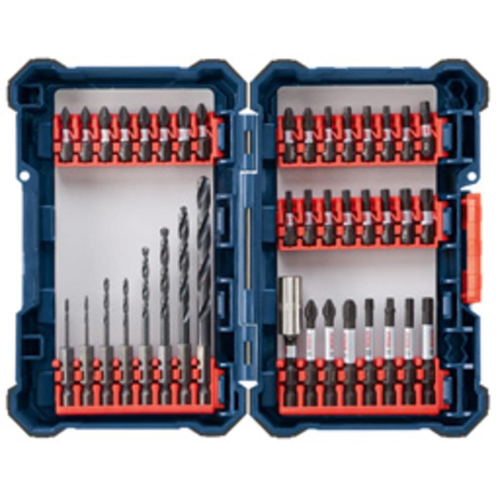 40 Piece Impact Tough Drill Driver Custom Case System Set DDMS40