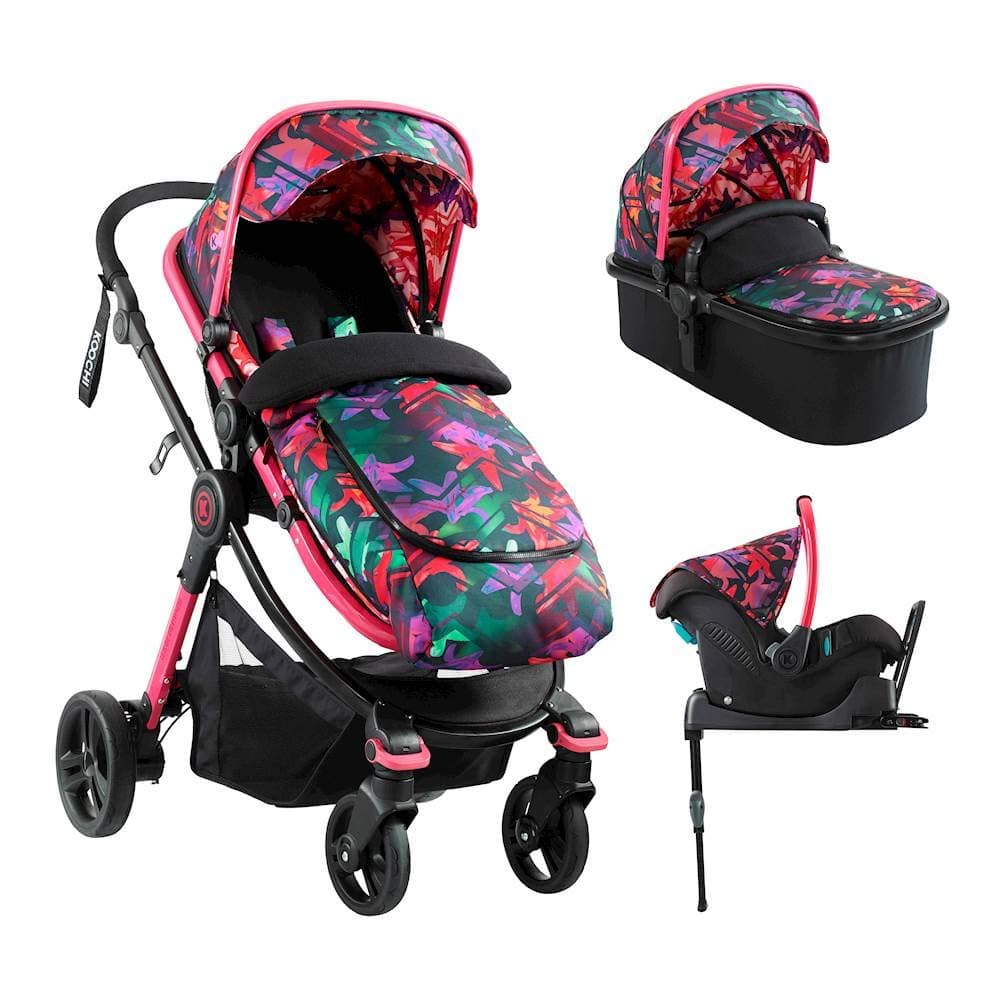 Koochi Modhero Travel System (JAVA) Pram Pushchair Car Seat Isofix Base