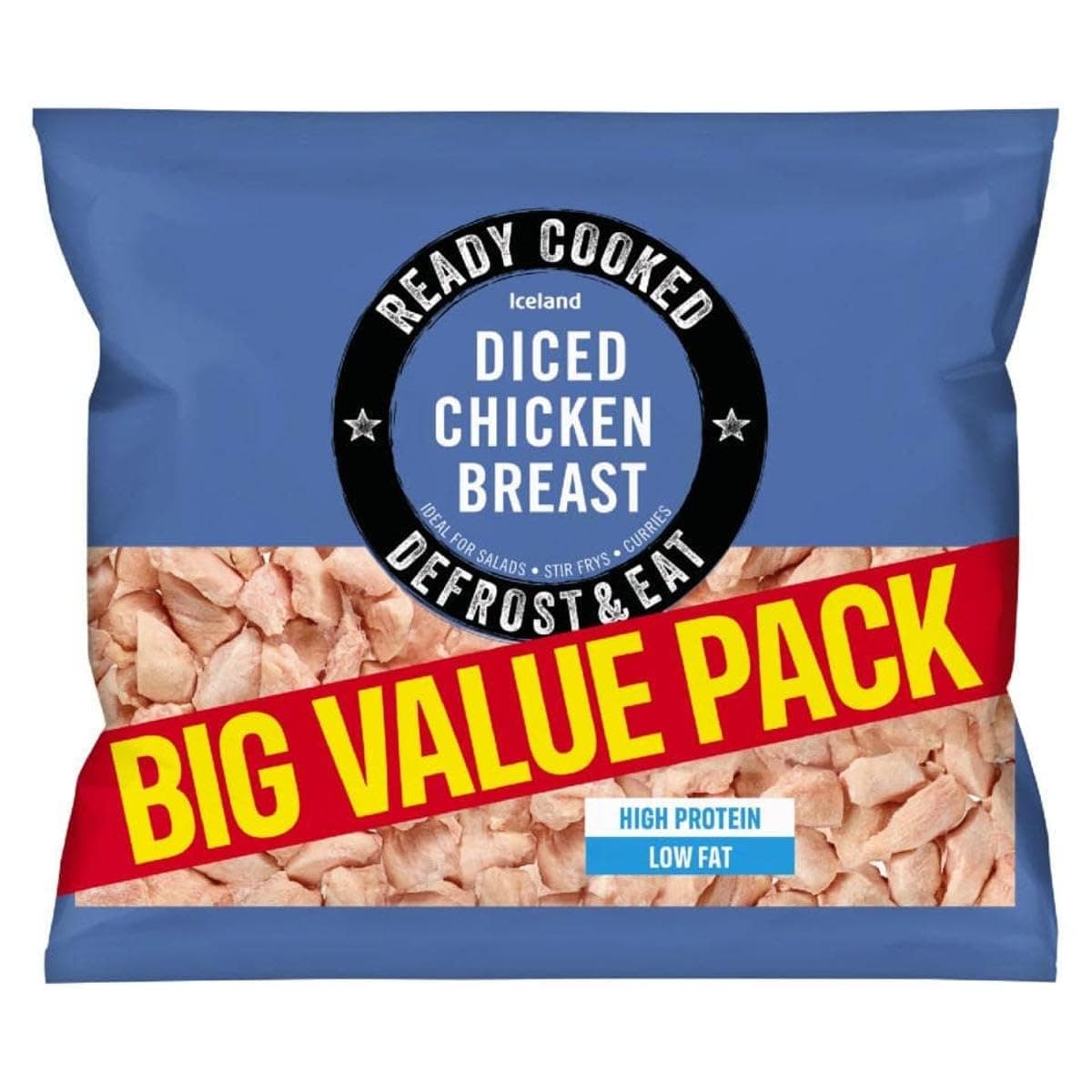 Iceland Diced Chicken Breast 800g (Frozen)