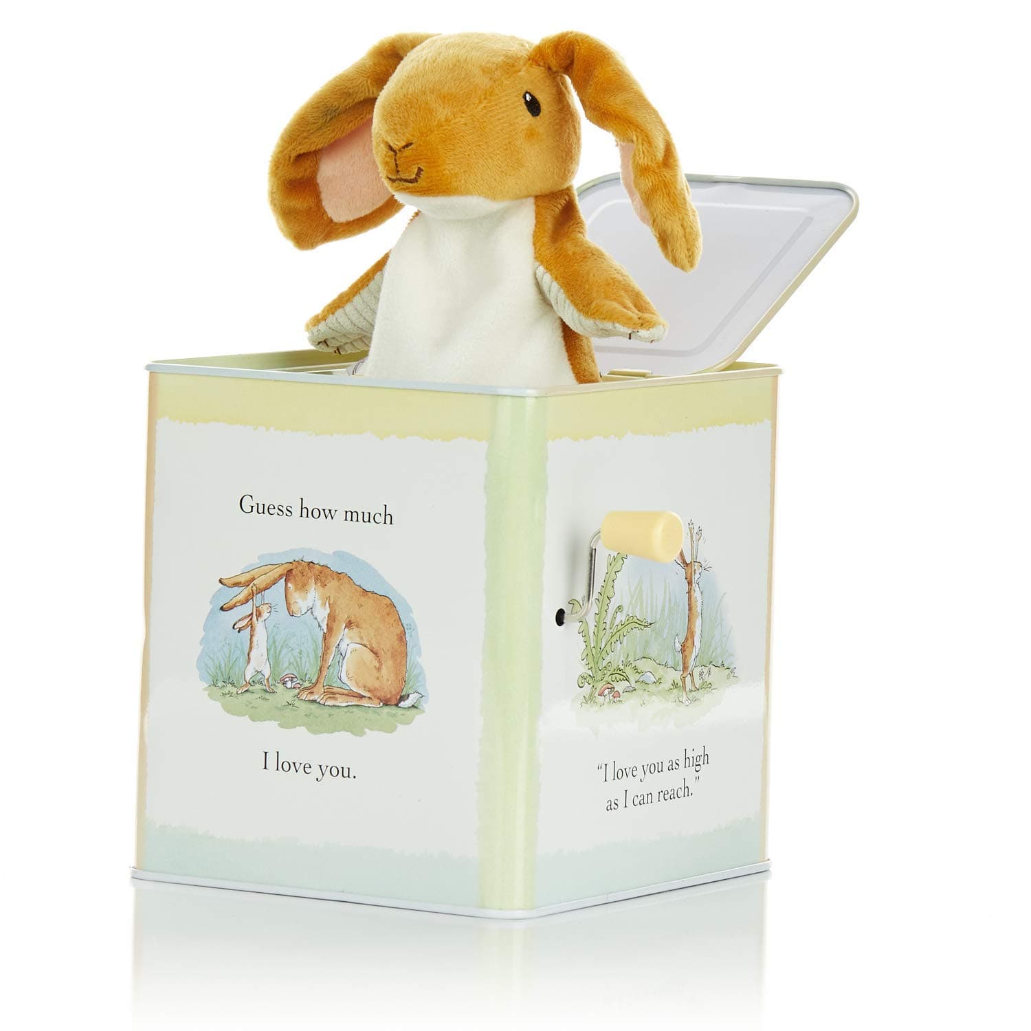 KIDS PREFERRED Guess How Much I Love You - Nutbrown Hare Jack-in-The-Box - Musical Toy for Babies