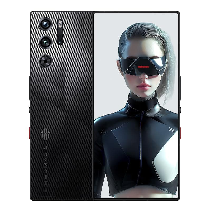 REDMAGIC 9S Pro Smartphone 5G, 120Hz Gaming Phone, 6.8" Full Screen, Under Display Camera, 6500mAh Android Phone, Snapdragon 8 Gen 3, 12+256GB, 80W Charger, Dual-Sim, US Unlocked Cell Phone Black