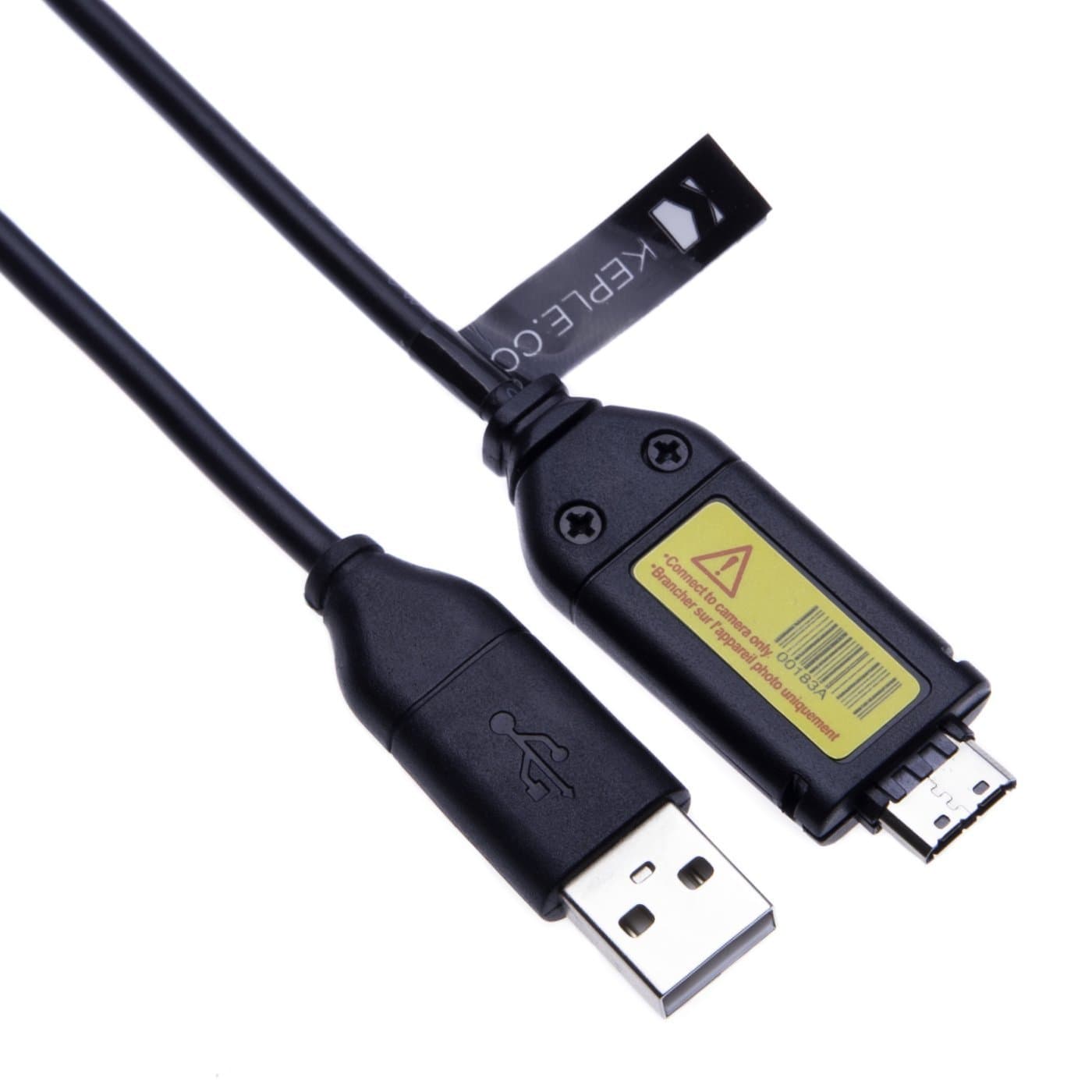 Keple USB Charger & Data Cable for Samsung Digital Camera EX, L, WB, S, SL, ST, SH, P, PL Series SUC-3 SUC-5 SUC-7 Data Transfer & Charging Cord