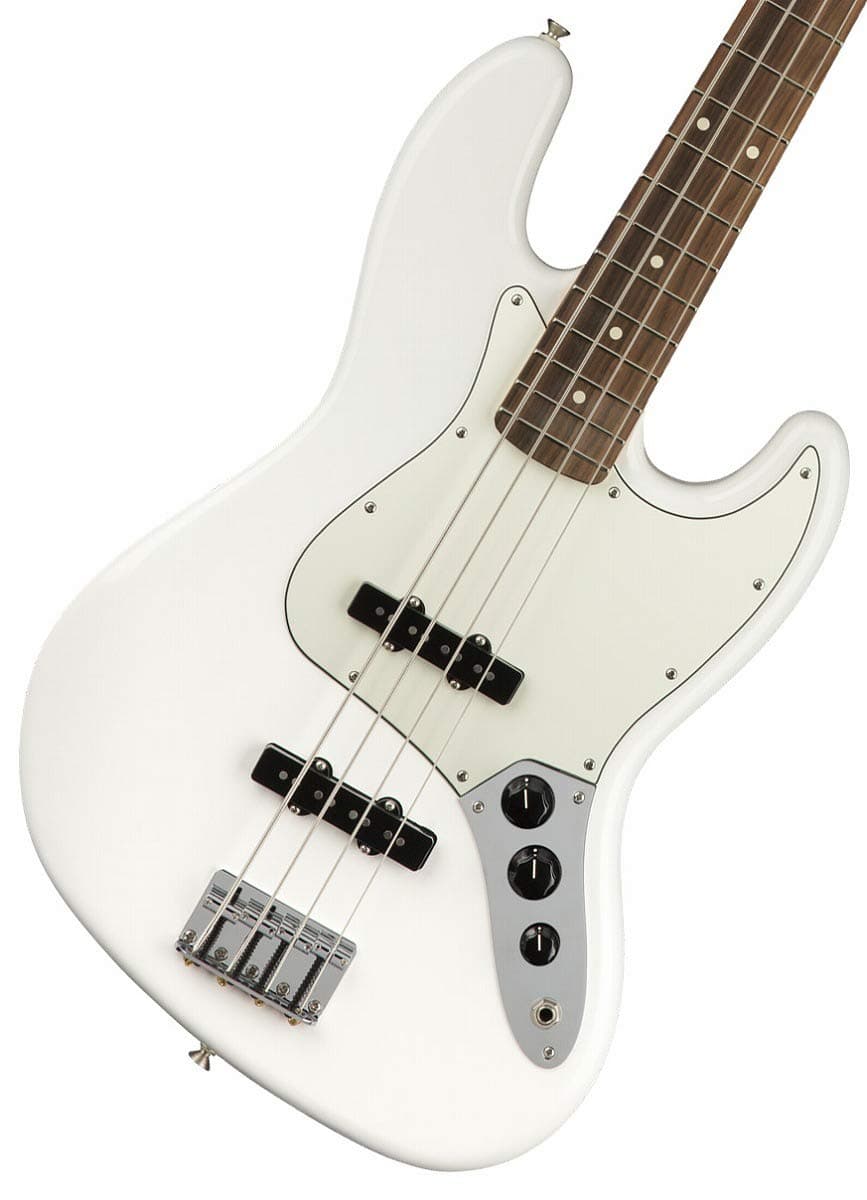 Fender Player Jazz Electric Bass Guitar - Pau Ferro Fingerboard - Polar White, Model:149903515