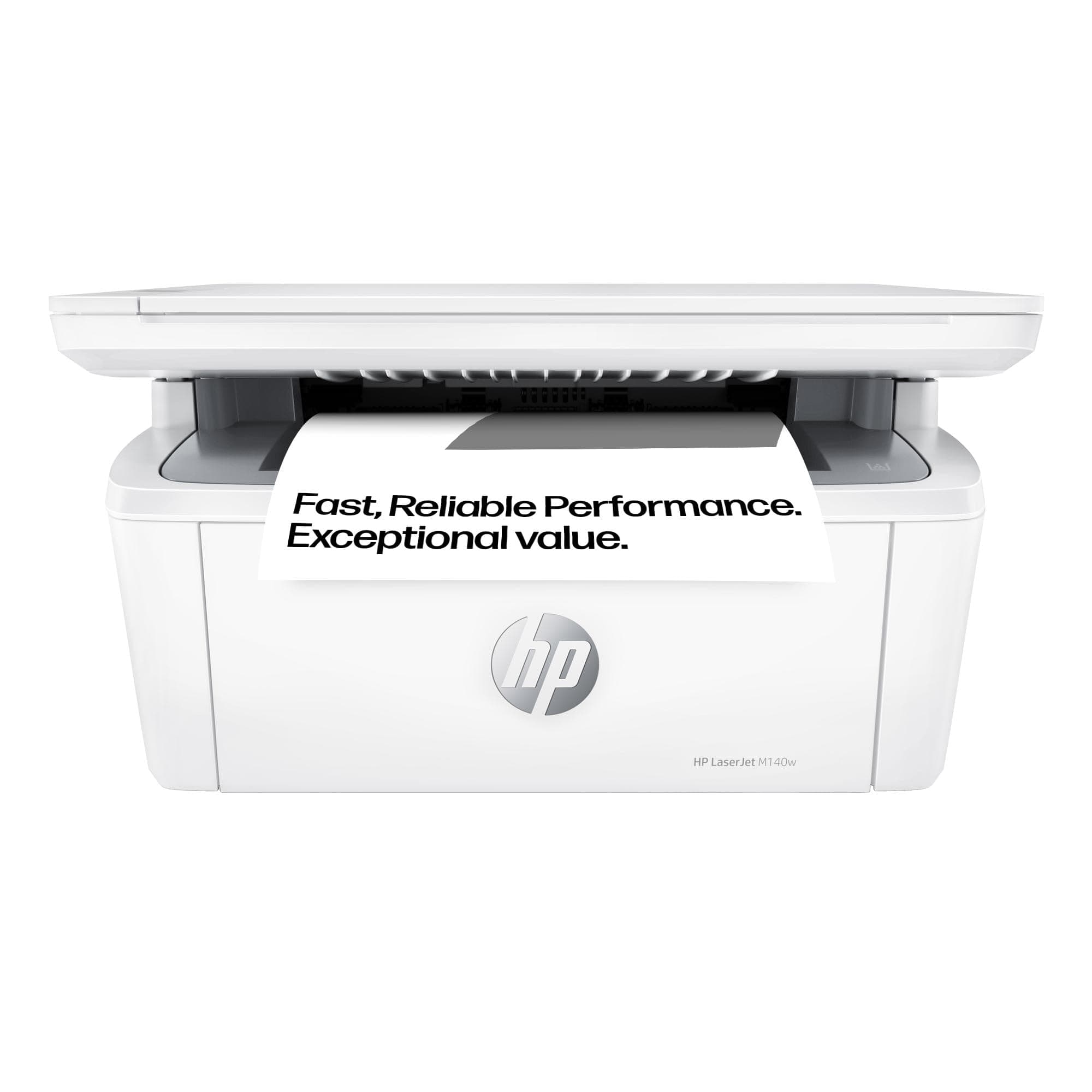 HP LaserJet MFP M140w Wireless Black & White Multi-function Printer | 1 Year Limited Warranty Auto-On/Off technology | Smallest multifunction laser in its class