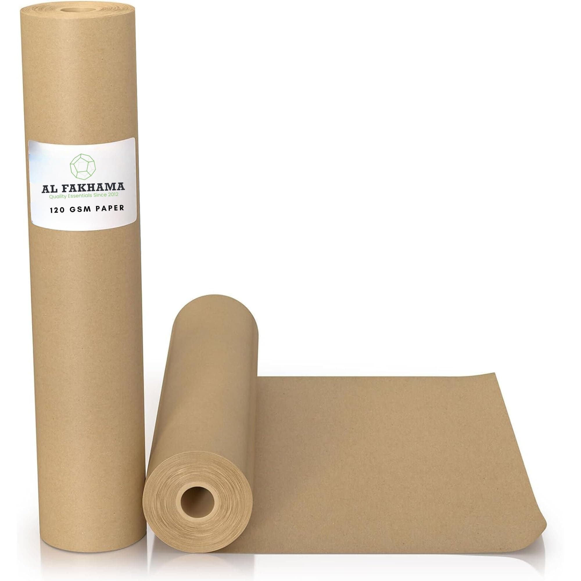 Brown Kraft Wrapping Paper Roll 75 CM Height x 10 Meters/32 feet Long for Craft Gift Bulletin Board Bouquet Flower Table Covering Packing Shipping Moving 120 GSM thick paper 100% Recyclable