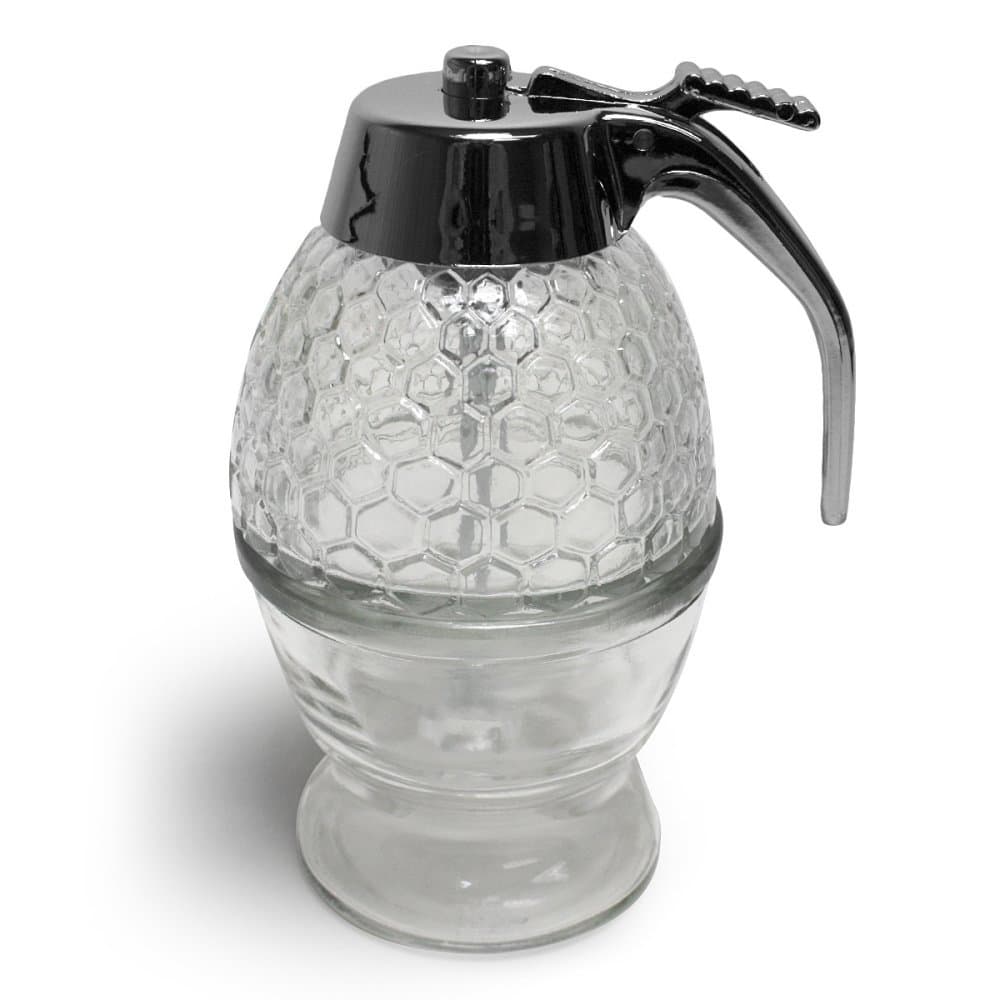 Glass Honey and Syrup Dispenser