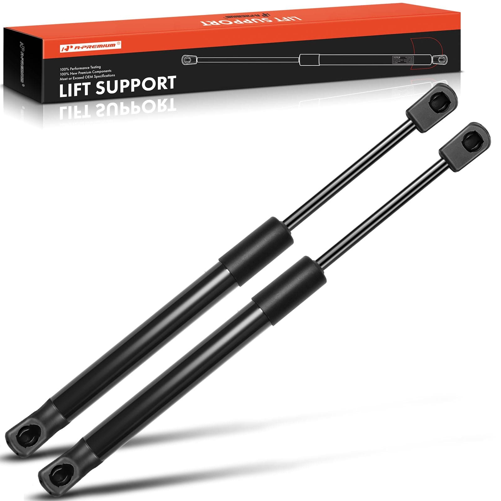 A-Premium Front Trunk Lift Support Shock Struts Compatible with Select Porsche Models - 911 2012-2019, Boxster 2013-2016, Cayman Coupe 2014-2016 - Replace# 99151155100(2PC Set)