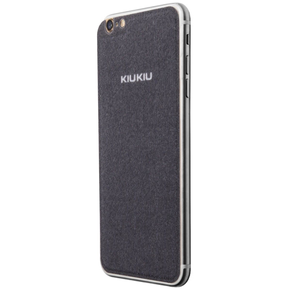 iPhone 6 Hook & Loop Mount Holder, KIUKIU Smart Phone Fastening Mount Holder/Phone Case/Stand/Cradle/iCover for Apple iPhone 6/iPhone 6S , Fixing Your iPhone in Car, Home,Office or Anywhere (Charcoal)