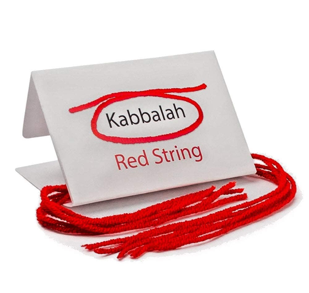 Genuine Kabbalah Bracelet 12" Red - Pack of 5 - Protection Against Evil Eyes and Accidents - 100% Genuine Cotton Braided by Rachel's Tomb Israel - Includes BenPorat Blessing and