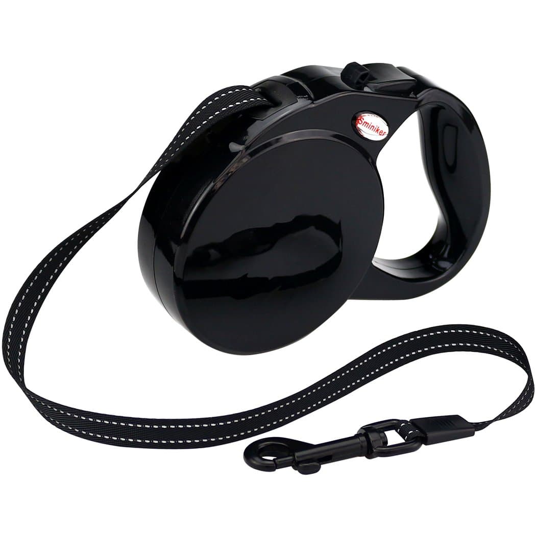 Retractable Dog Leash With Durable, Thick&Adjustable 16ft Dog Retractable Leash Are The Best Pet Leash Dog Lead For Small, Medium, Large Dogs To Training, Walking, Jogging(Black)