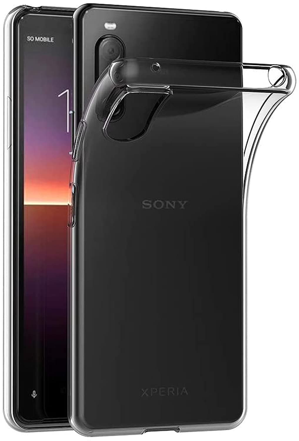 MaiJin Case for Sony Xperia 10 II (6 inch) Soft TPU Rubber Gel Bumper Transparent Back Cover