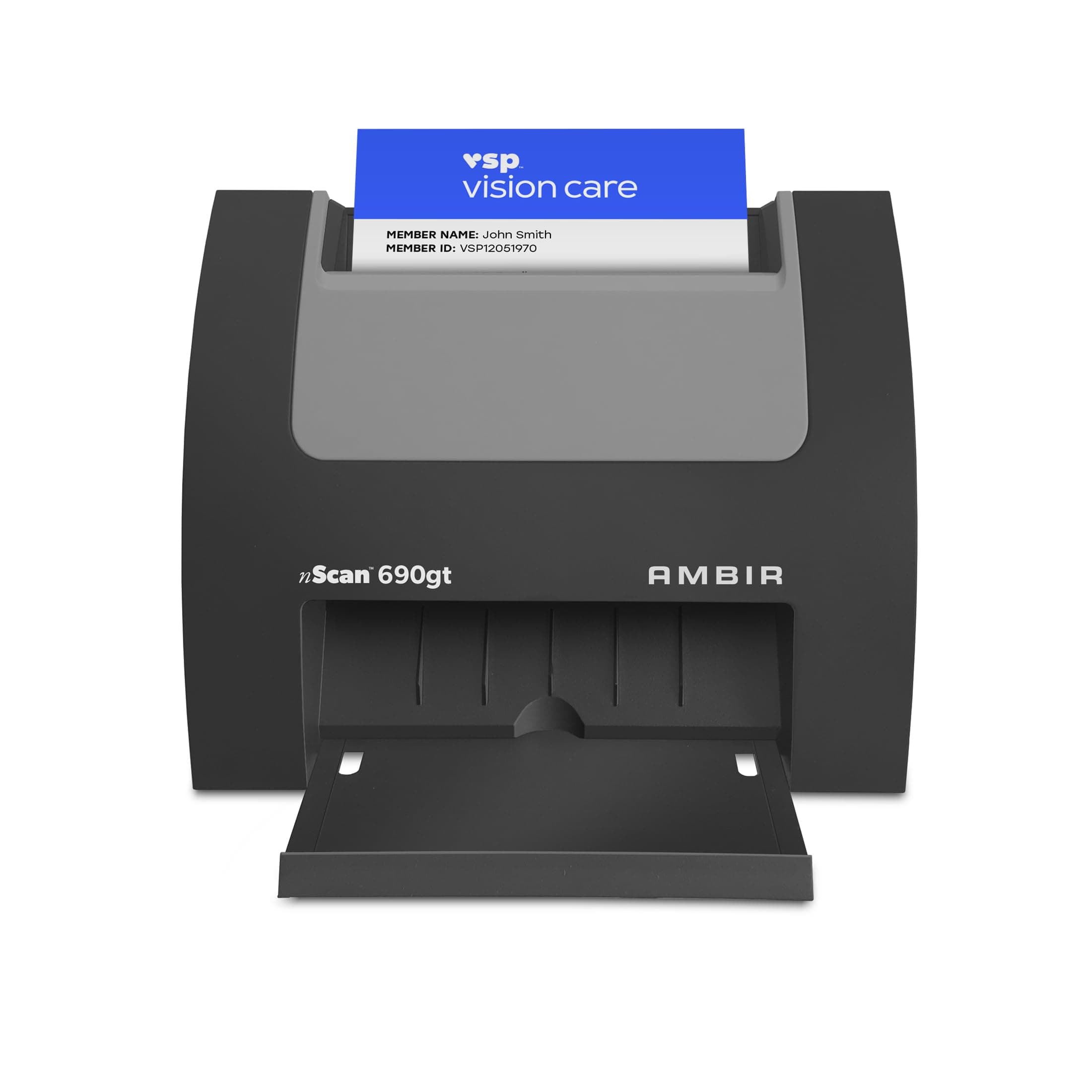 Ambir Technology nScan 690gt-AS High-Speed Vertical Card Scanner for Windows PC