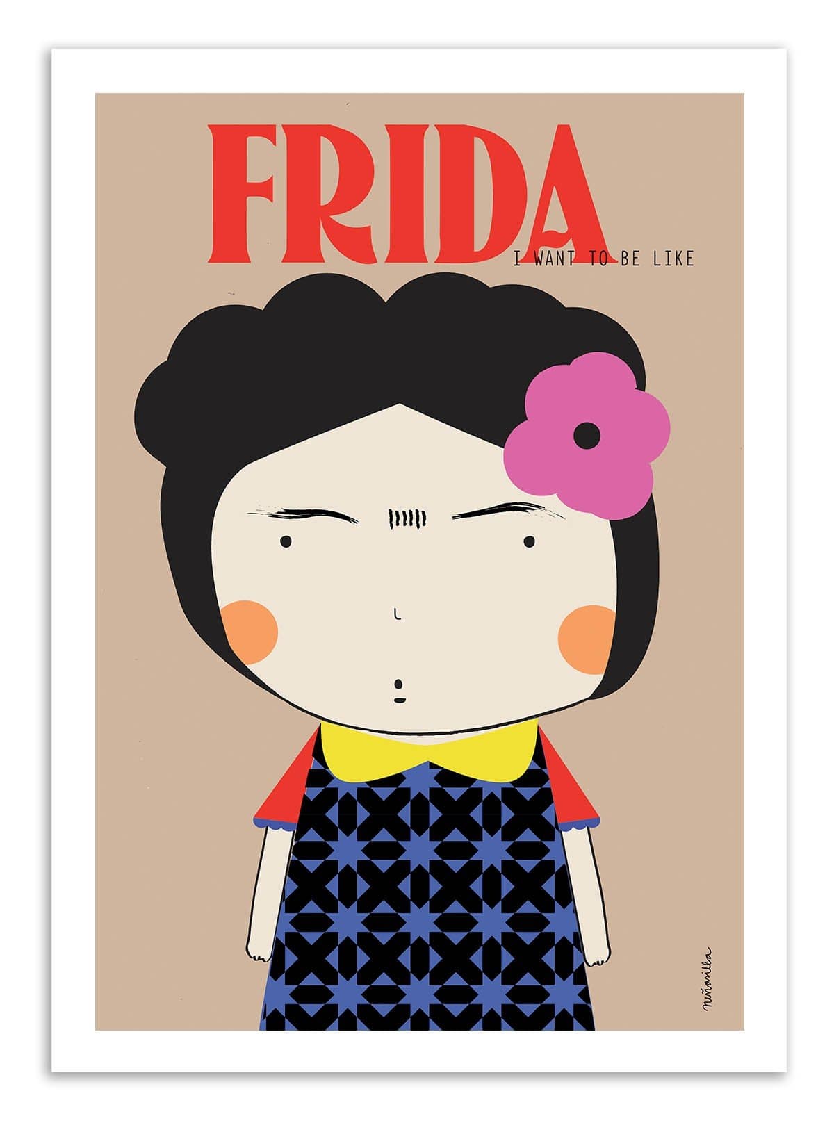 Art-Poster - Frida - Ninasilla - 50 x 70 cm